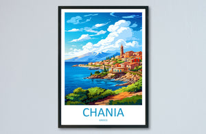 Chania Travel Print