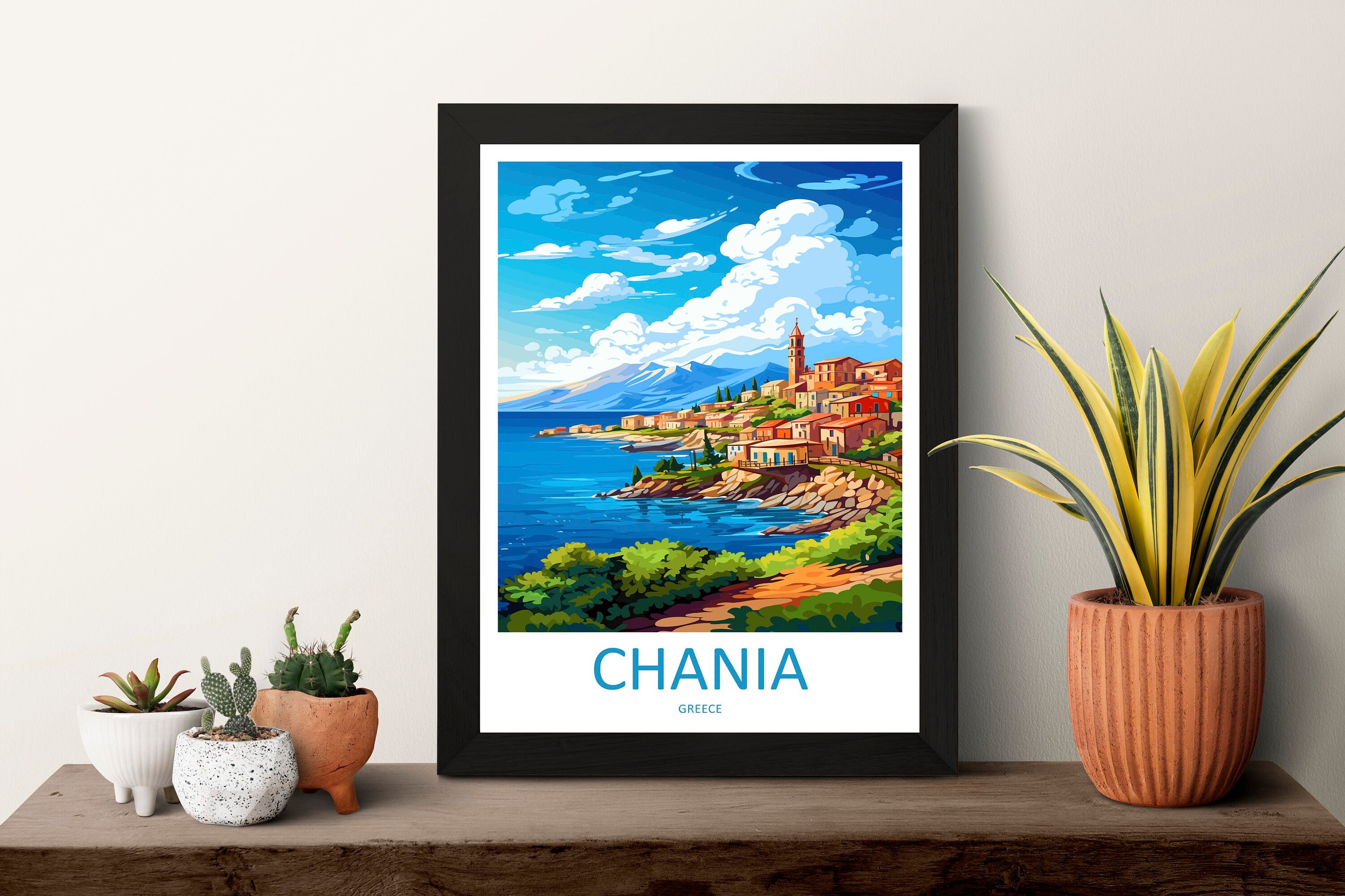 Chania Travel Print