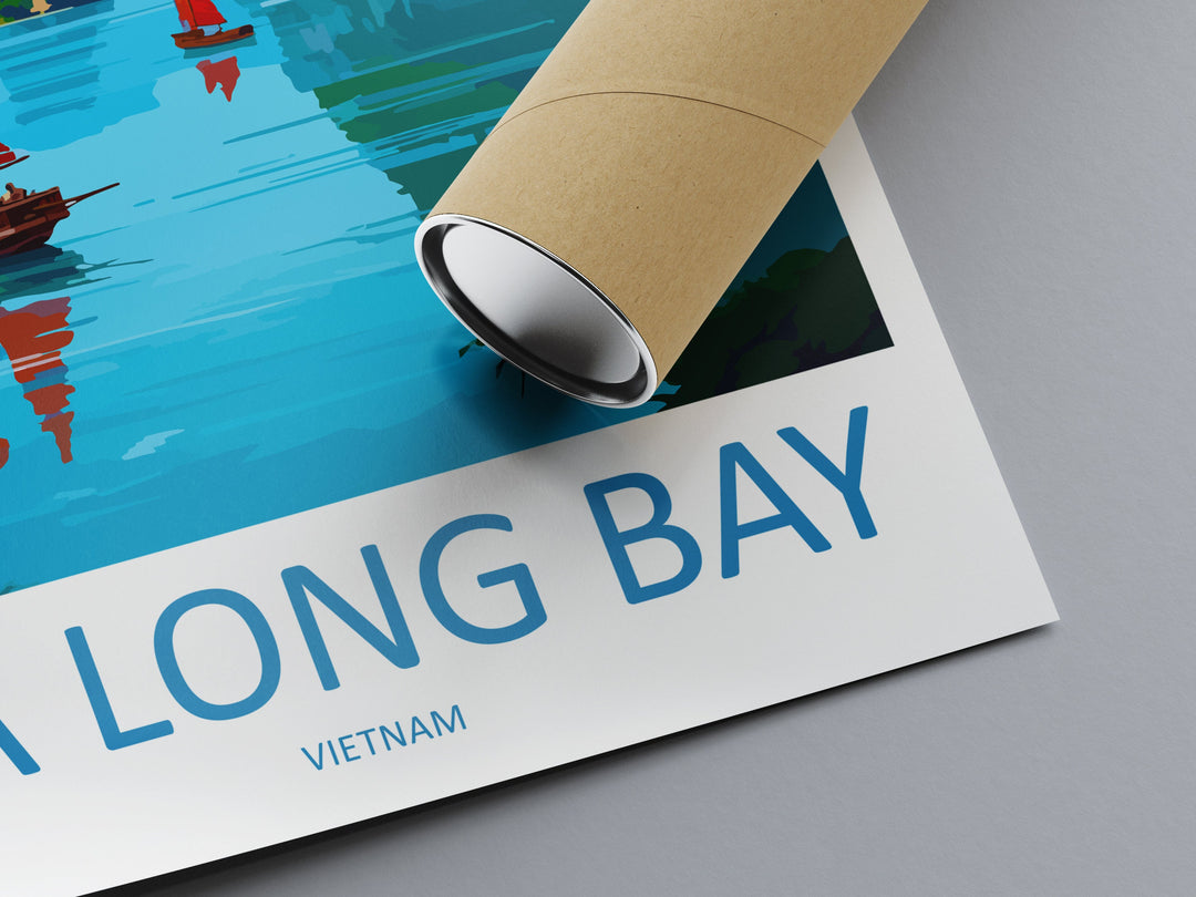 Ha Long Bay Travel Print Wall Art Ha Long Bay Wall Hanging Home Décor Ha Long Bay Gift Art Lovers Vietnam Art Lover Gift Ha Long Bay islands