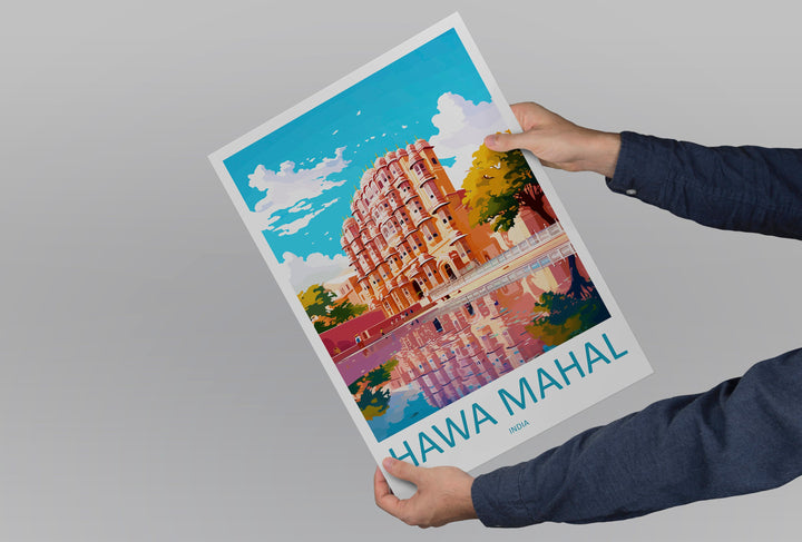 Hawa Mahal Travel Print Wall Art Hawa Mahal Wall Hanging Home Décor Hawa Mahal Gift Art Lovers India Art Lover Gift Wall Décor
