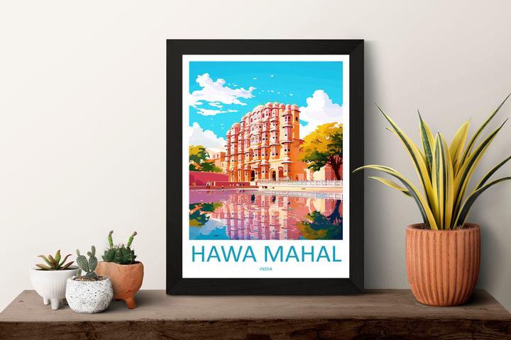 Hawa Mahal Travel Print Wall Art Hawa Mahal Wall Hanging Home Décor Hawa Mahal Gift Art Lovers India Art Lover Gift Wall Décor