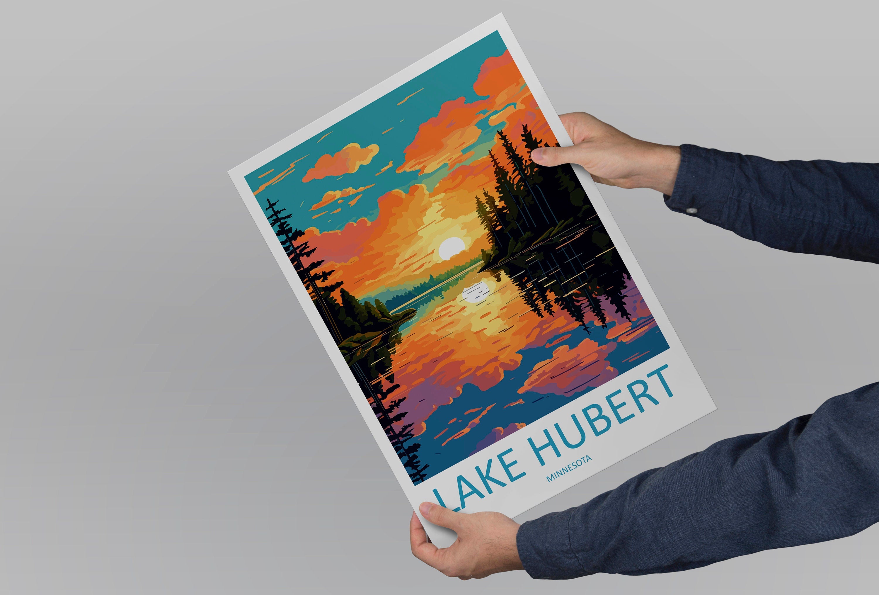 Lake Hubert Travel Print