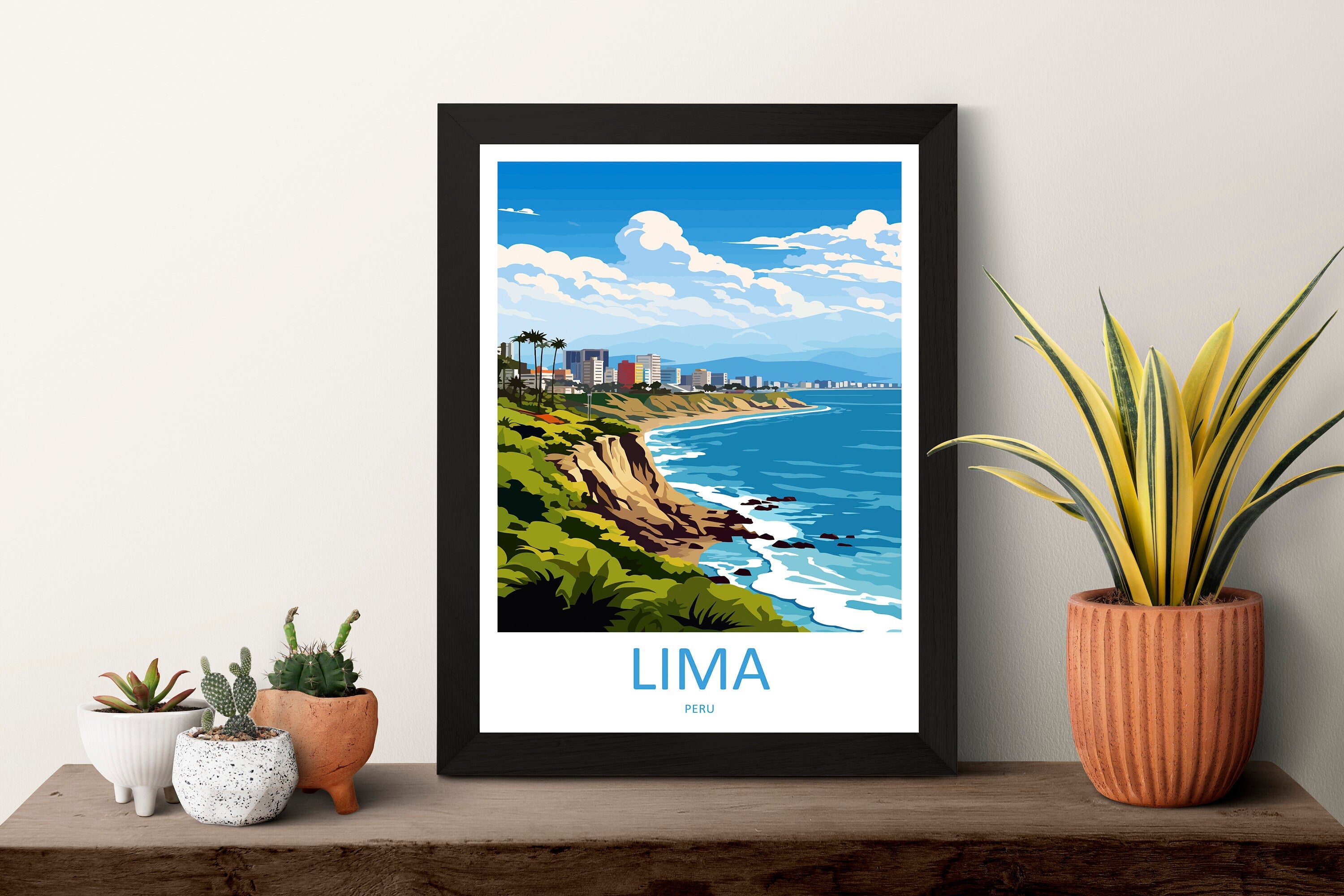 Lima Travel Print