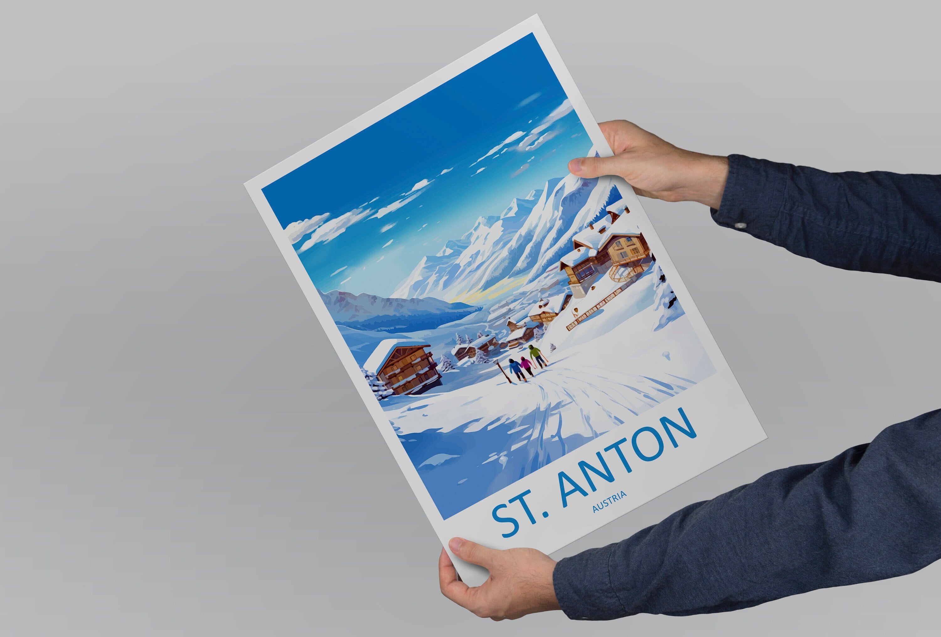 St. Anton Travel Print