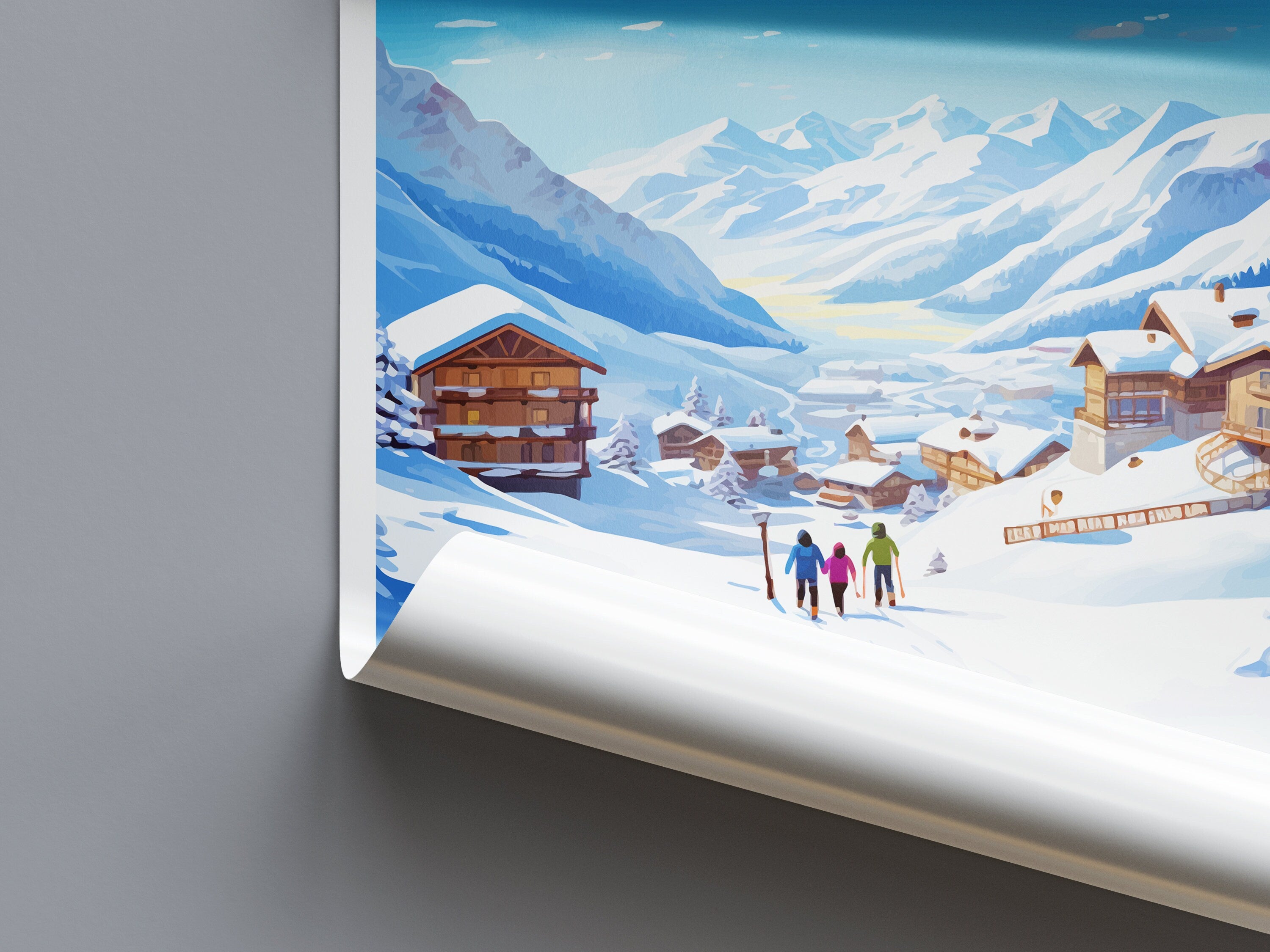 St. Anton Travel Print