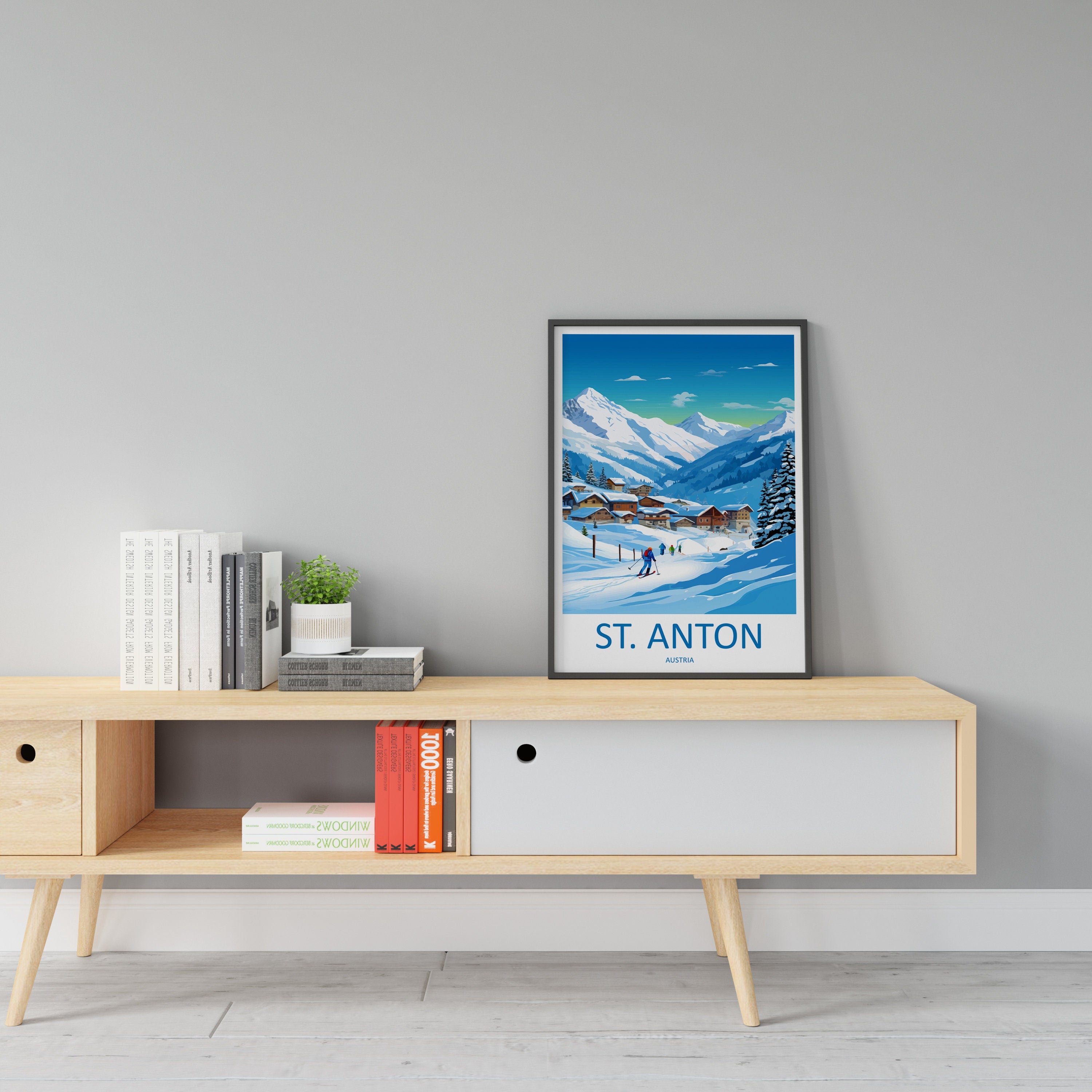 St. Anton Travel Print