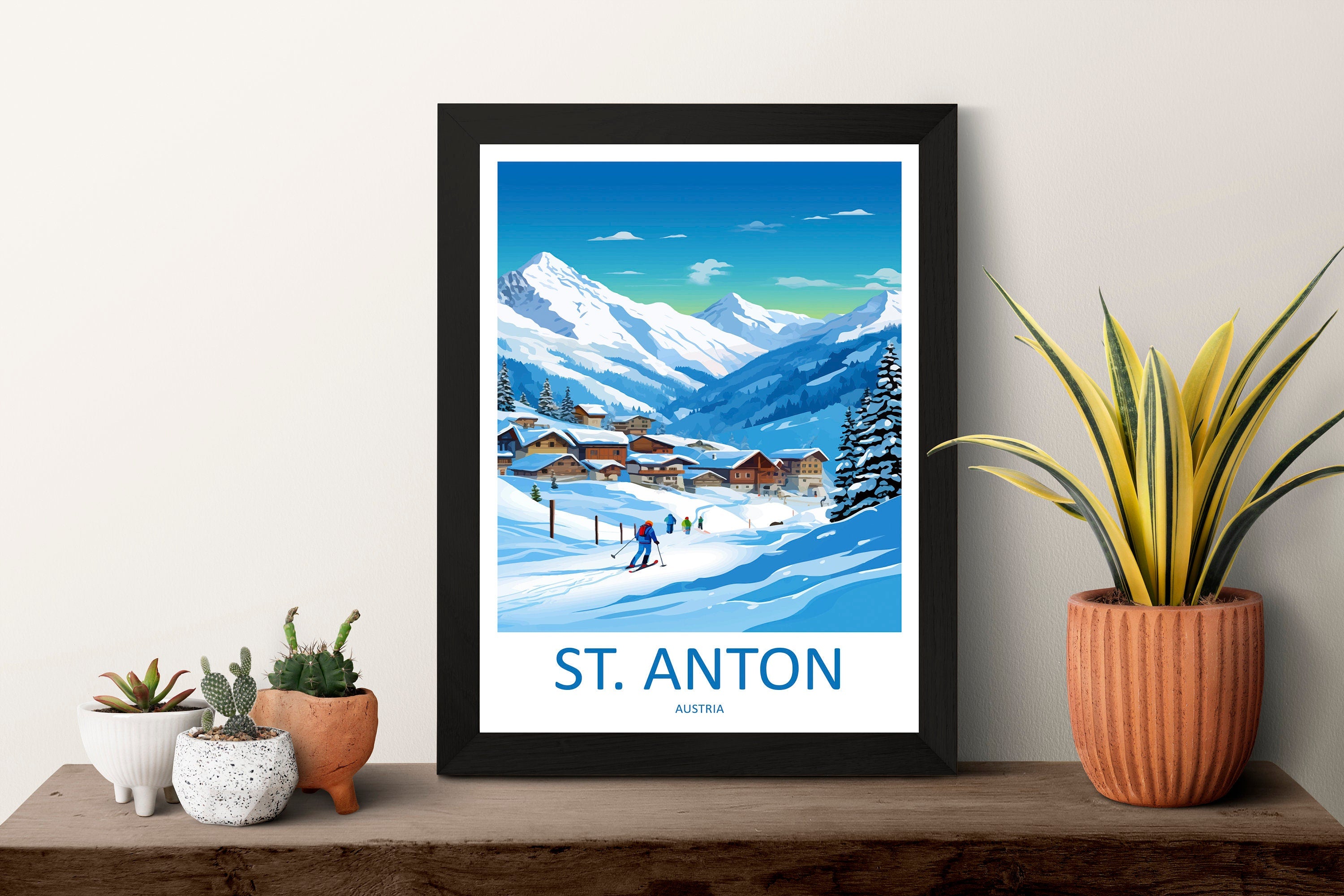 St. Anton Travel Print