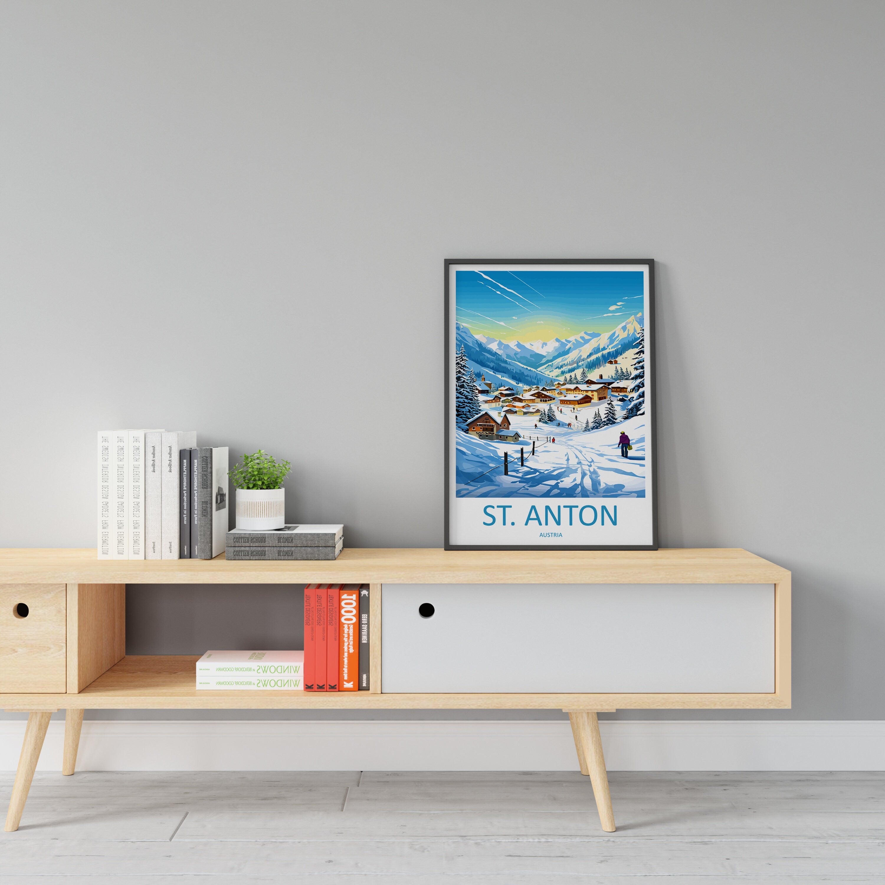 St. Anton Travel Print