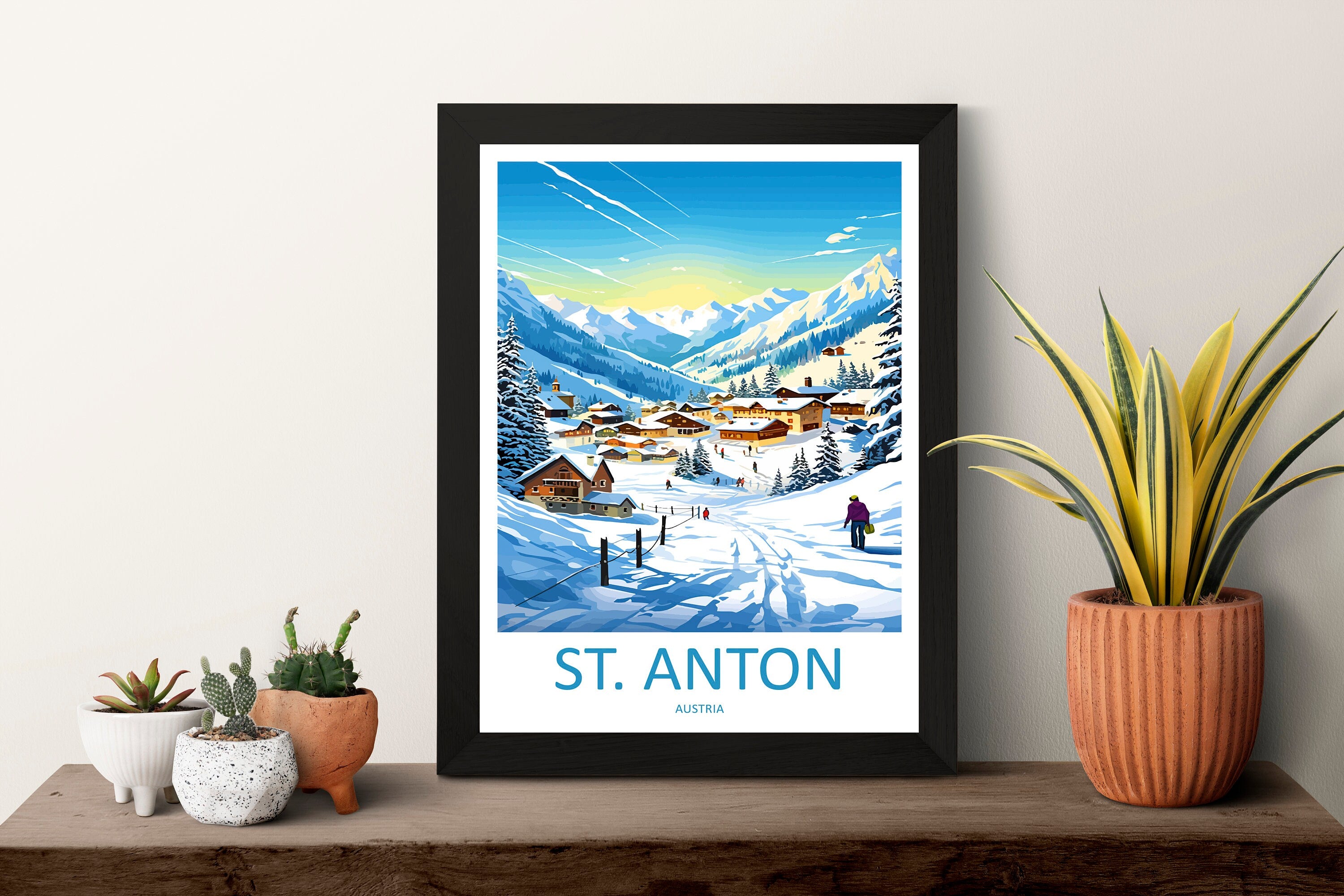 St. Anton Travel Print