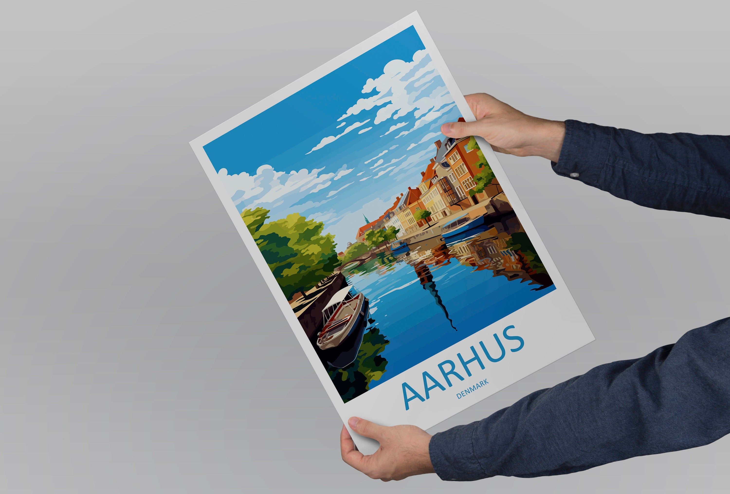 Aarhus Travel Print