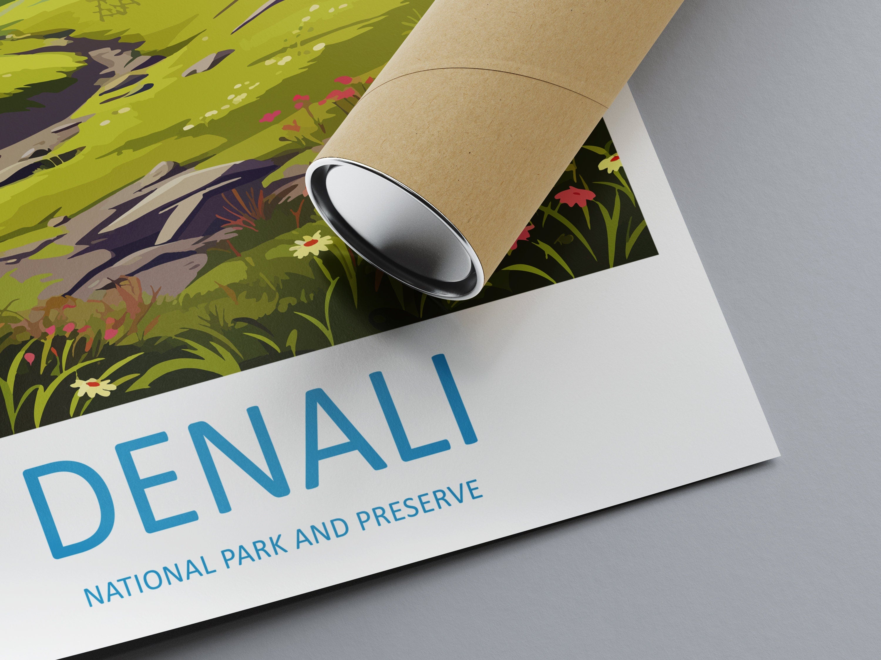 Denali National Park Travel Print