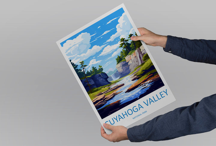 Cuyahoga Valley National Park Travel Print Wall Art Cuyahoga Valley Wall Hanging Home Décor Cuyahoga Valley Gift Art Lovers Art Lover Gift