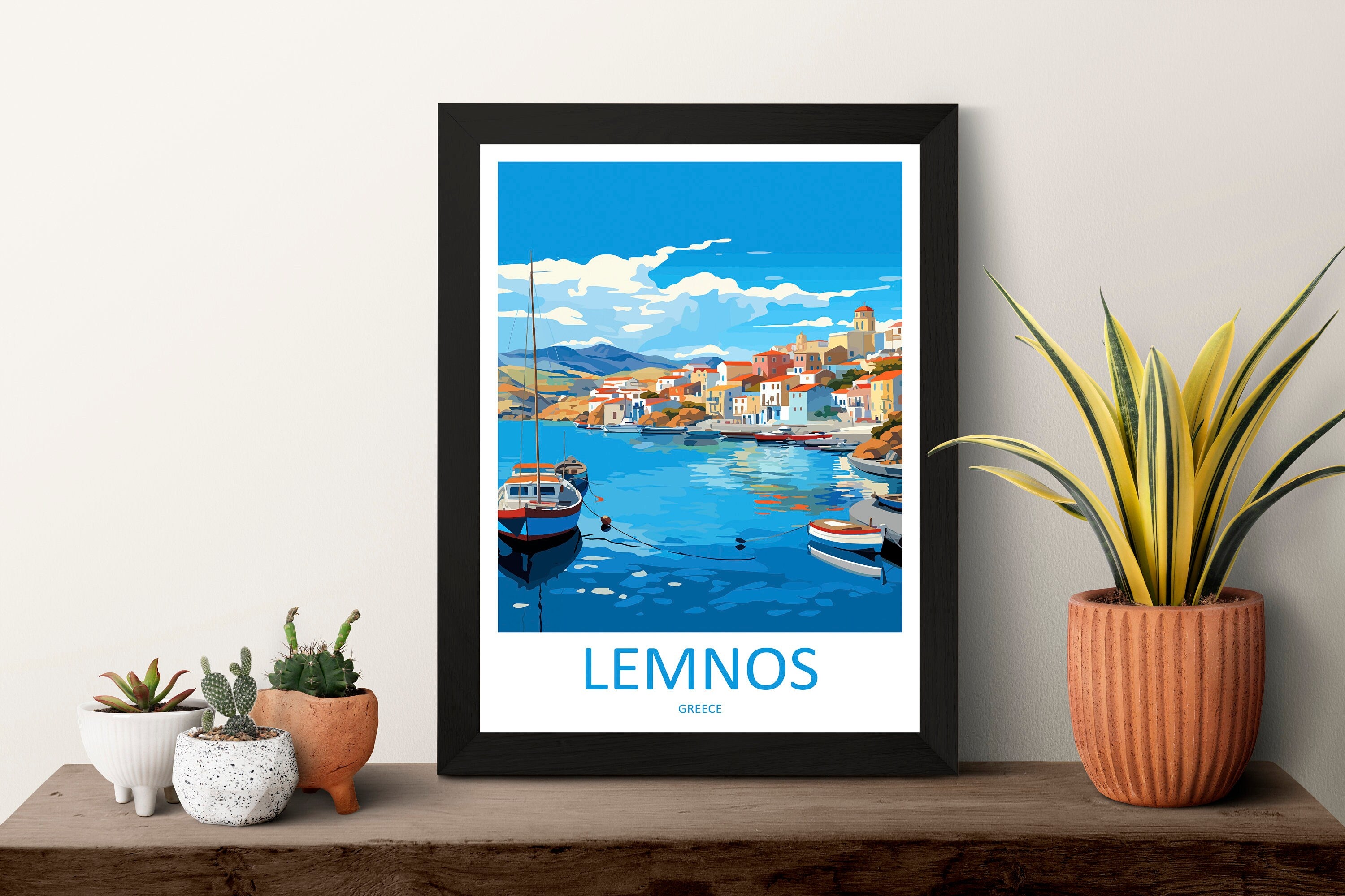 Lemnos Travel Print