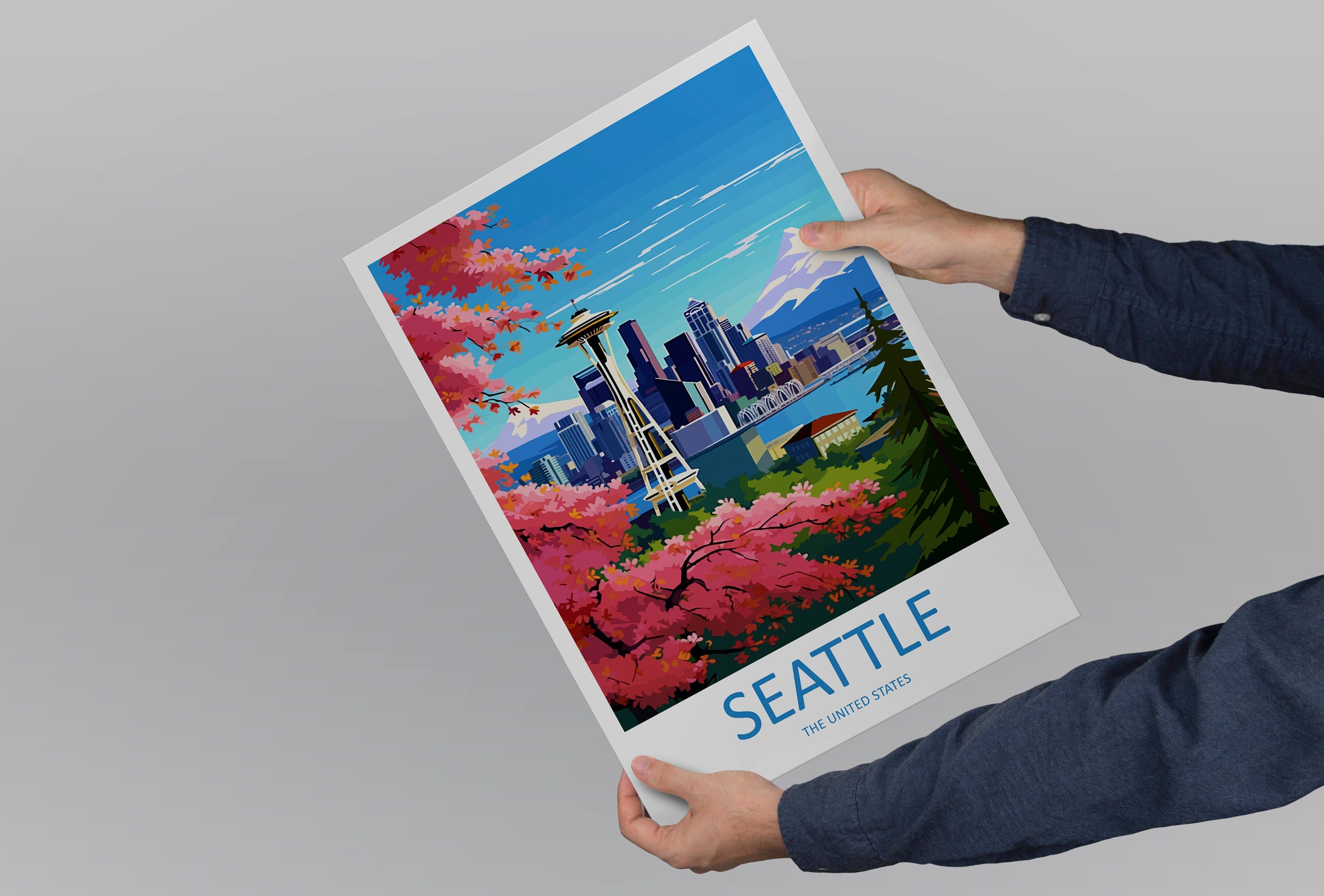 Seattle Travel Print