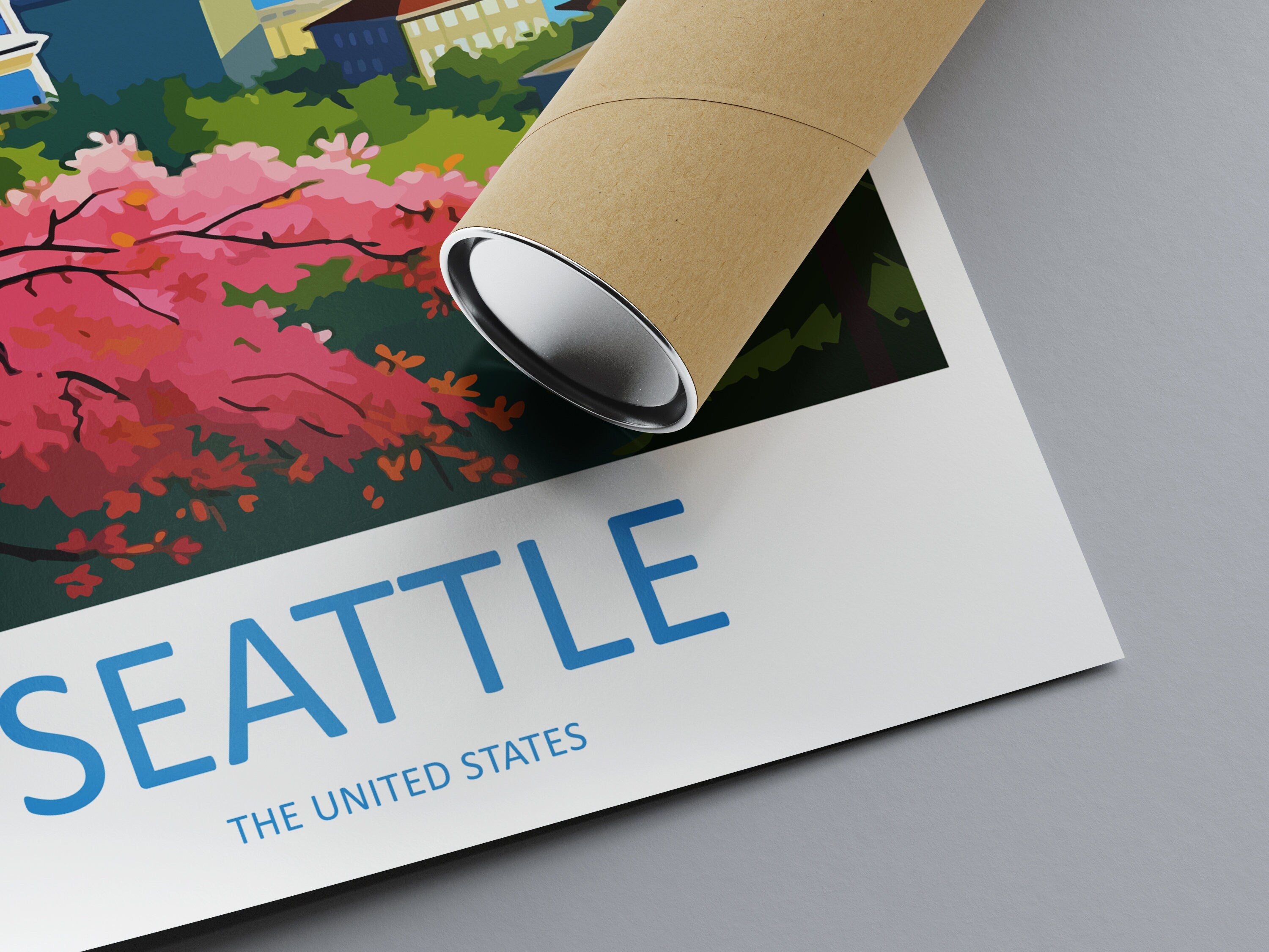 Seattle Travel Print