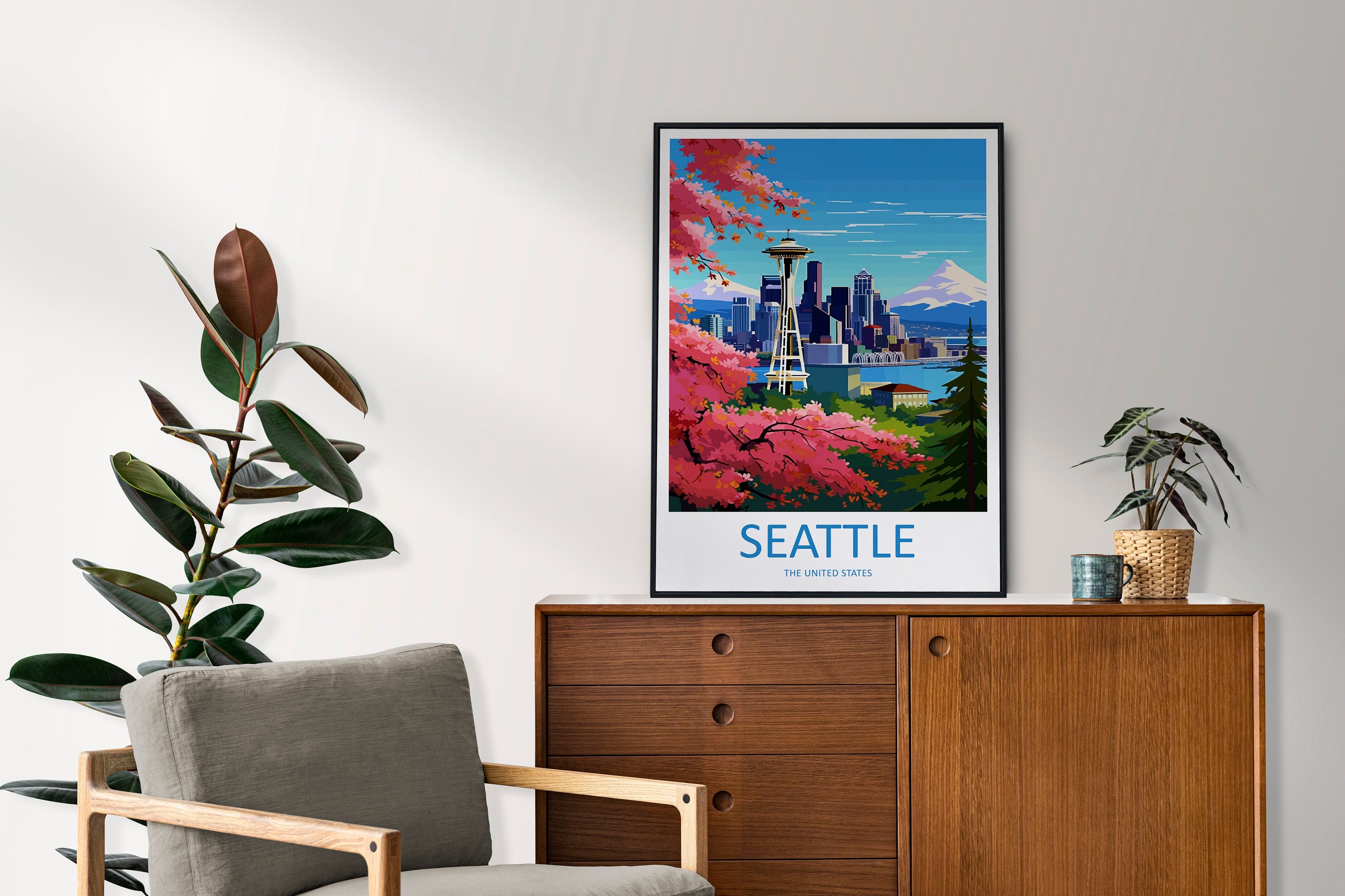 Seattle Travel Print