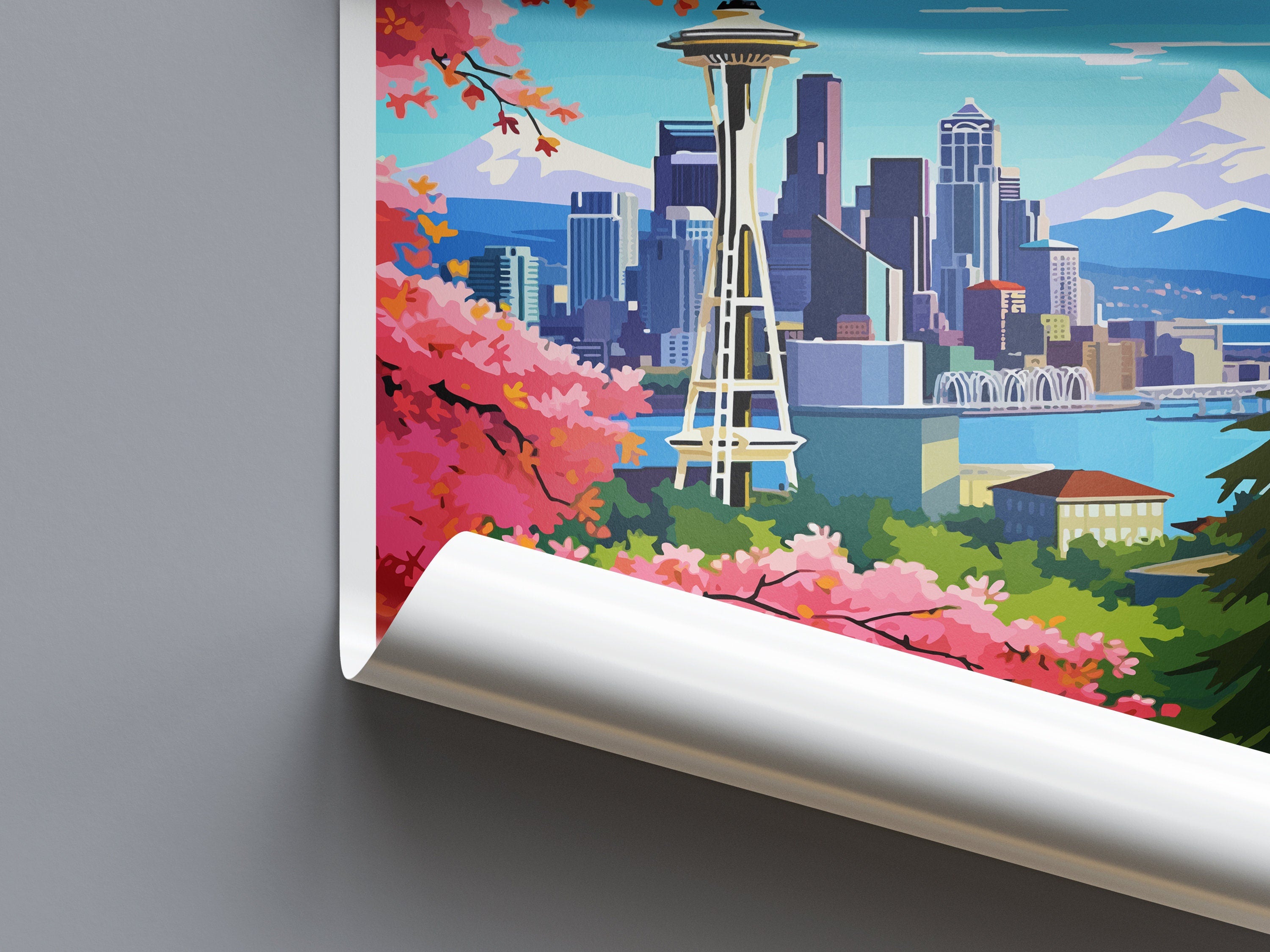 Seattle Travel Print