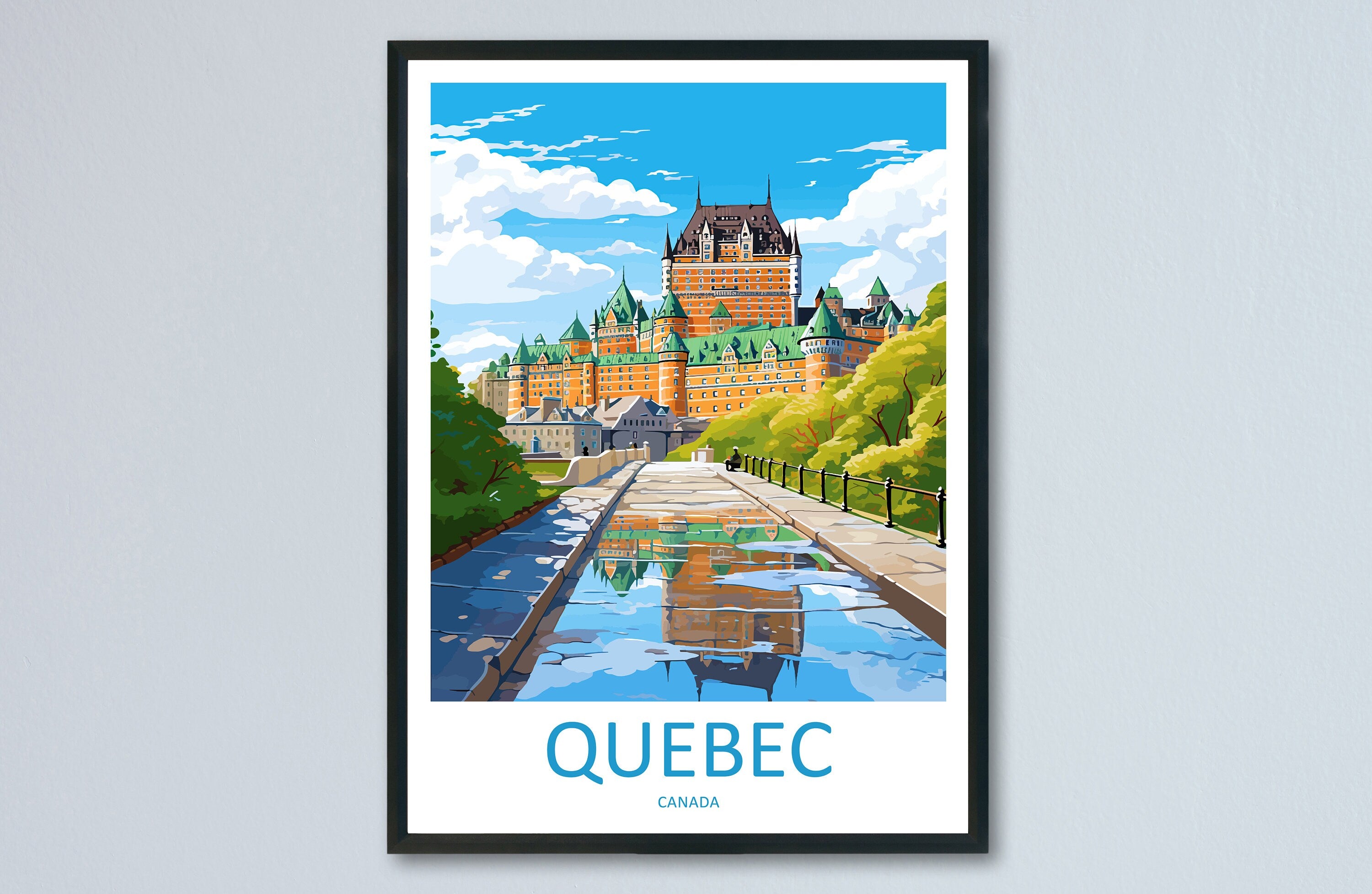 Quebec City Travel Print