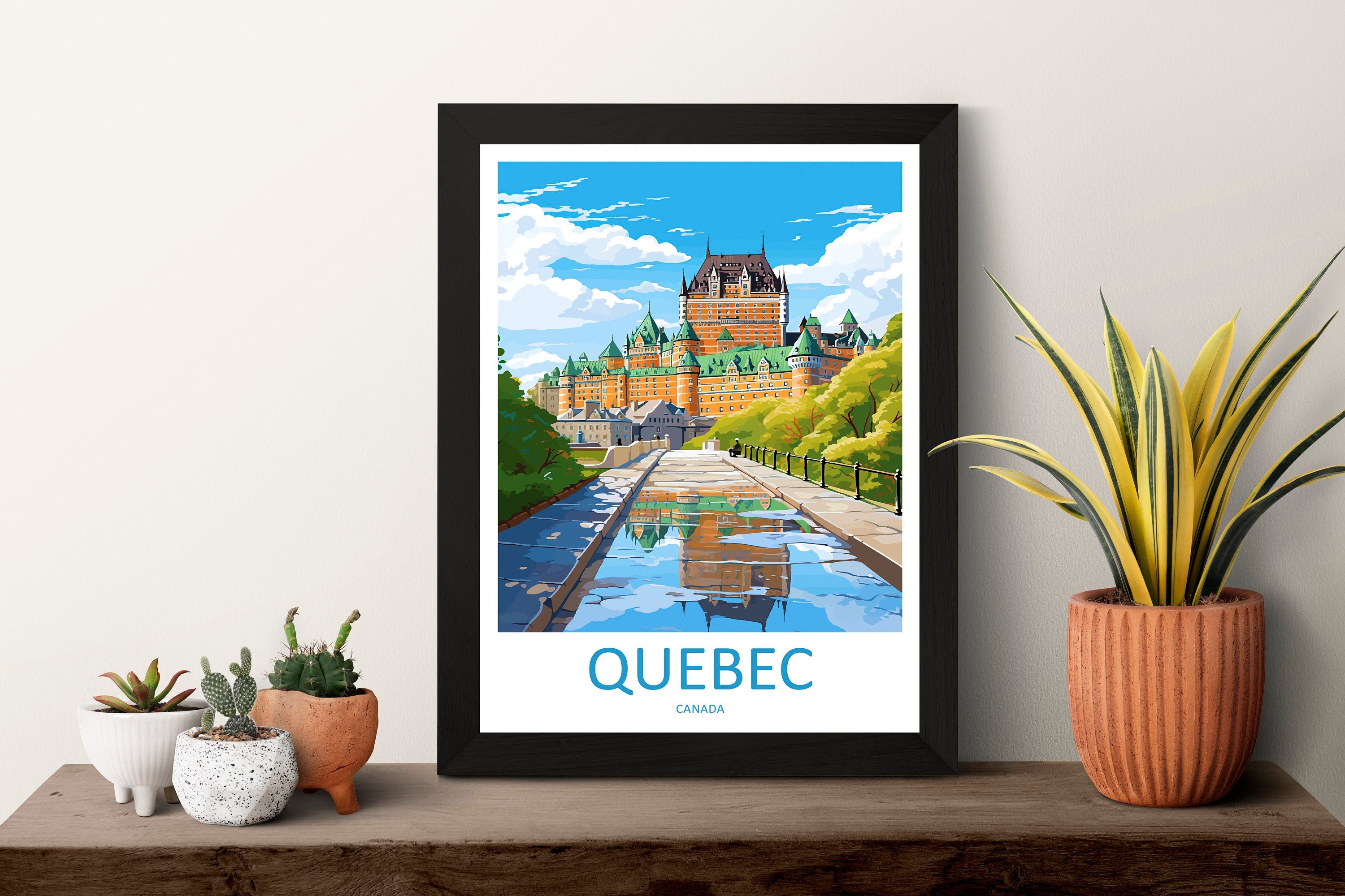 Quebec City Travel Print