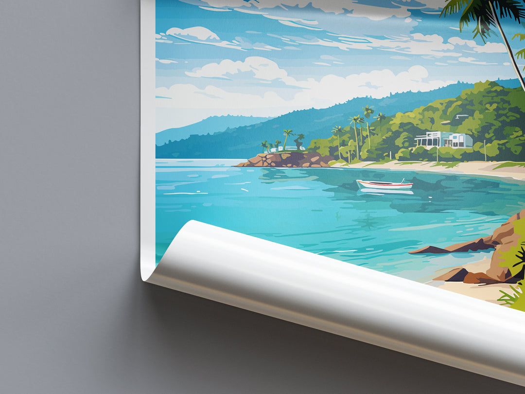 Phuket Travel Print Wall Art Phuket Wall Hanging Home Décor Phuket Gift Art Lovers Wall Art Thailand Travel Print Gift Thai Travel Art