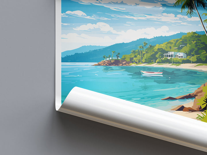 Phuket Travel Print Wall Art Phuket Wall Hanging Home Décor Phuket Gift Art Lovers Wall Art Thailand Travel Print Gift Thai Travel Art