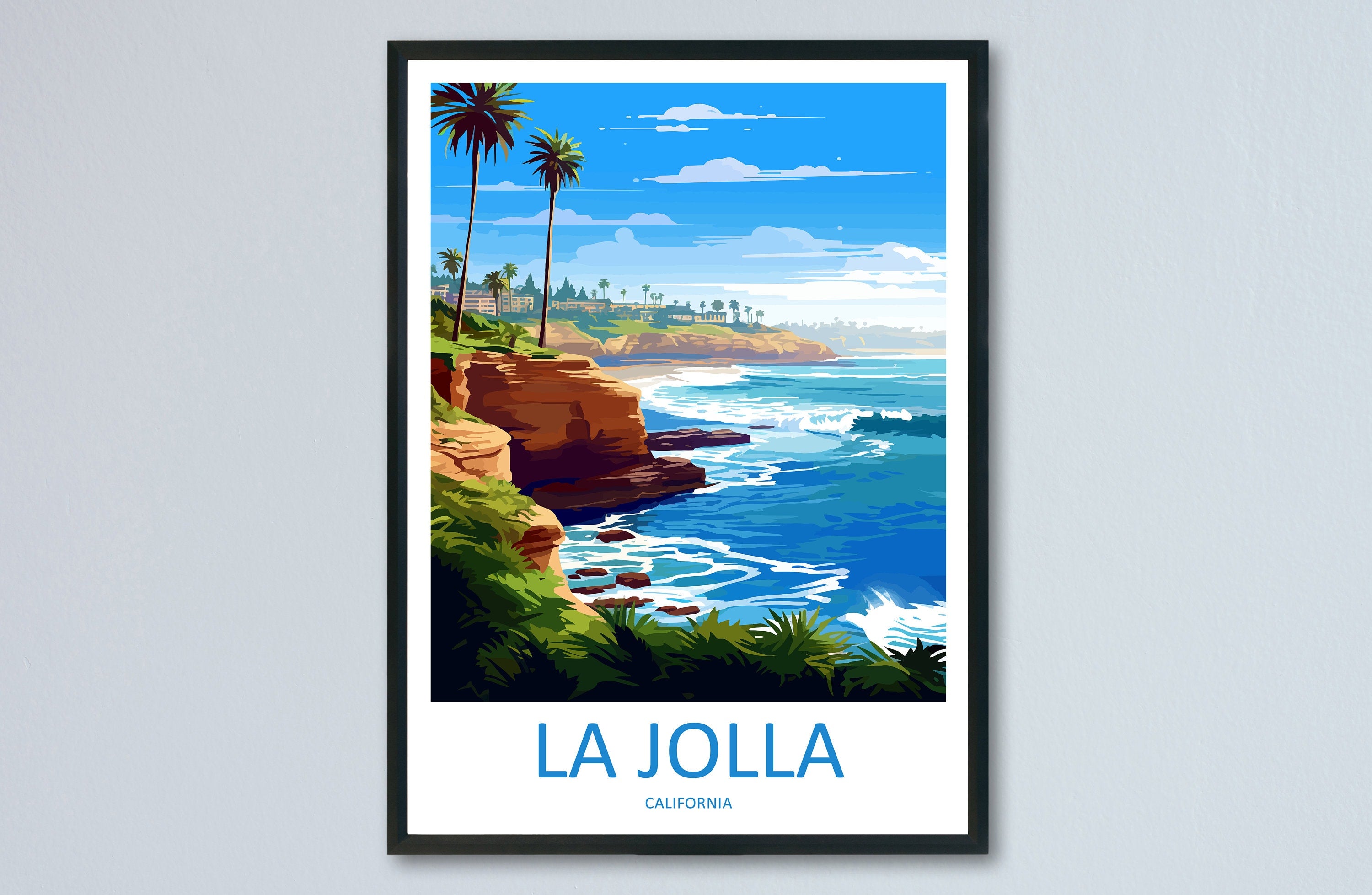 La Jolla Cove Travel Print