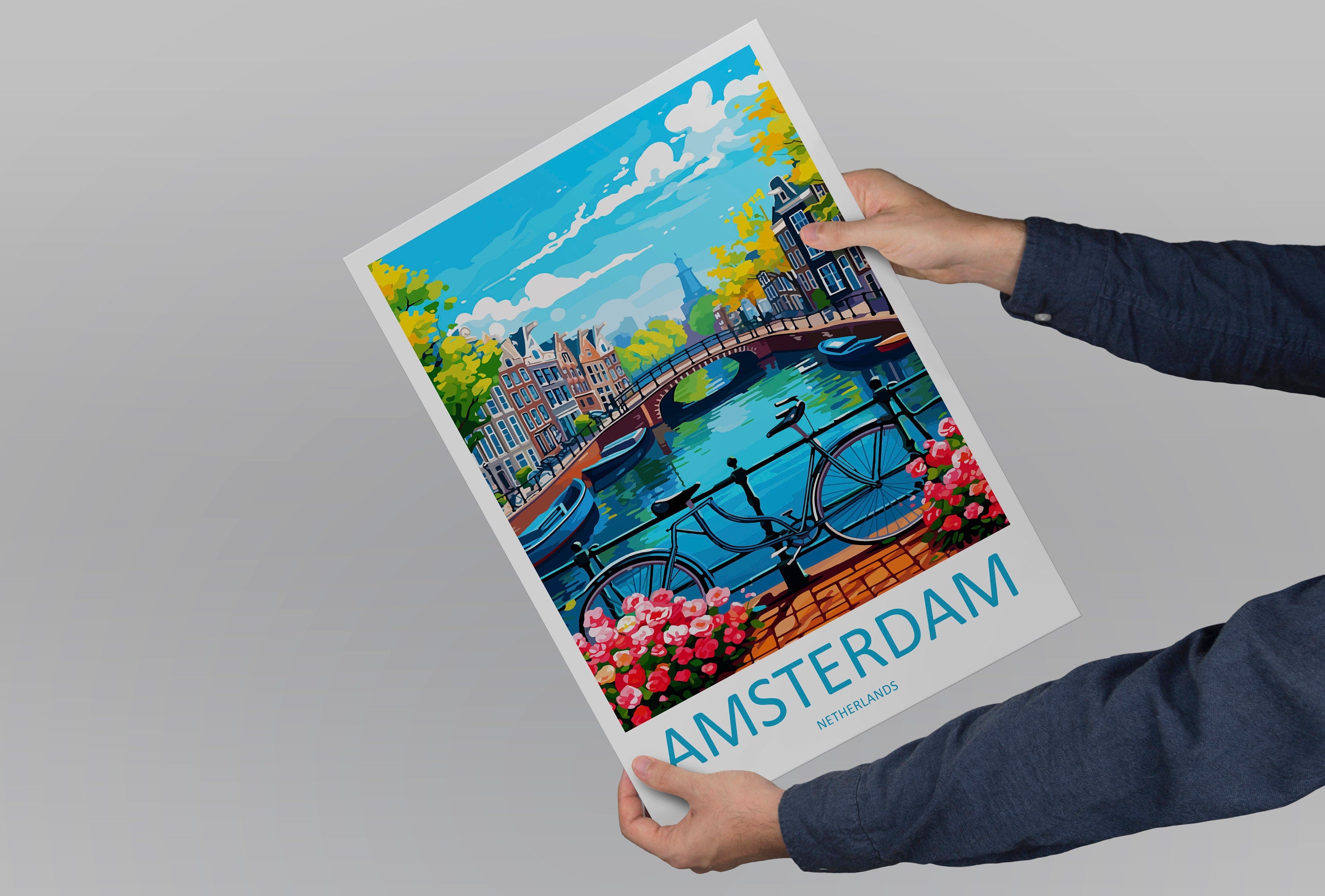 Amsterdam Travel Print