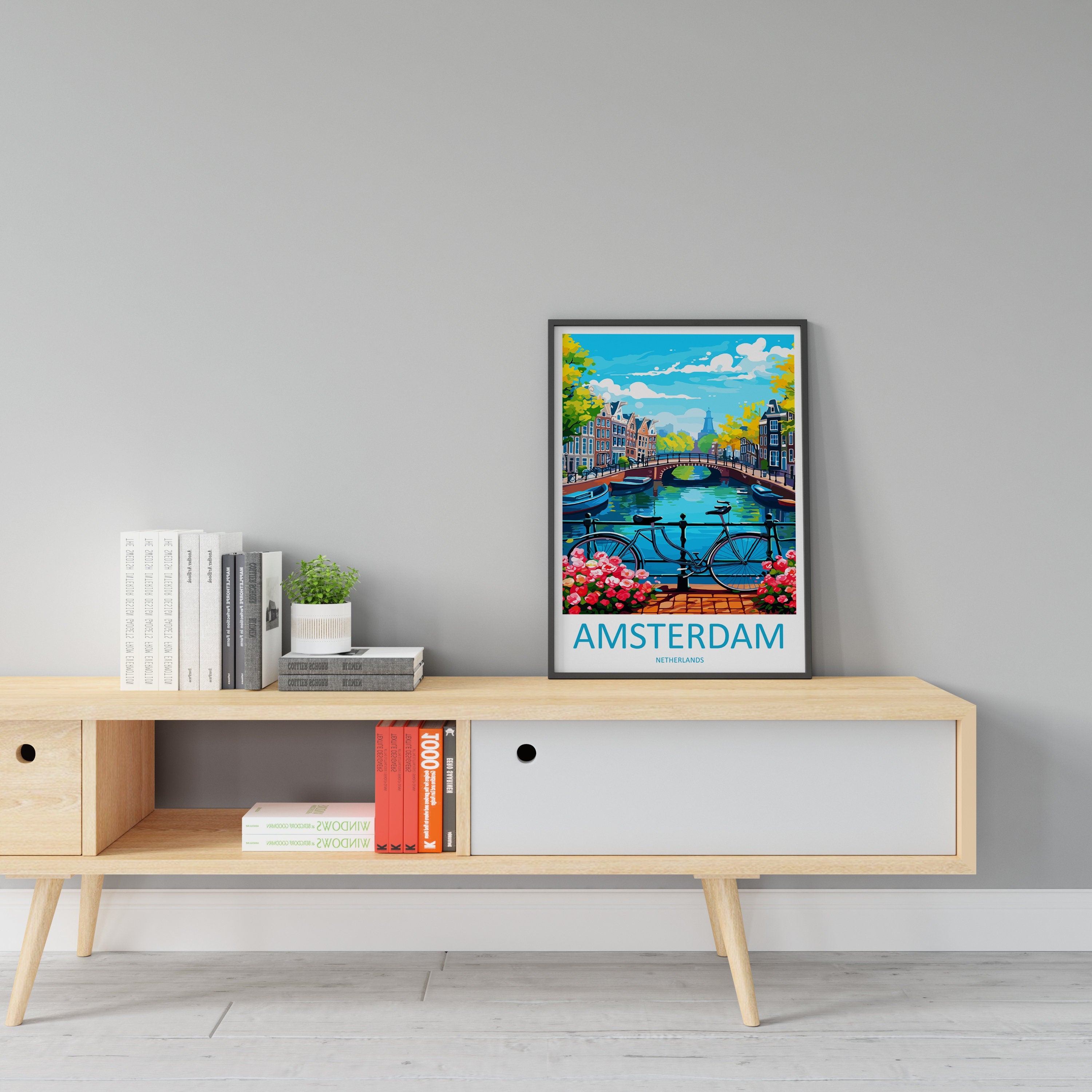 Amsterdam Travel Print