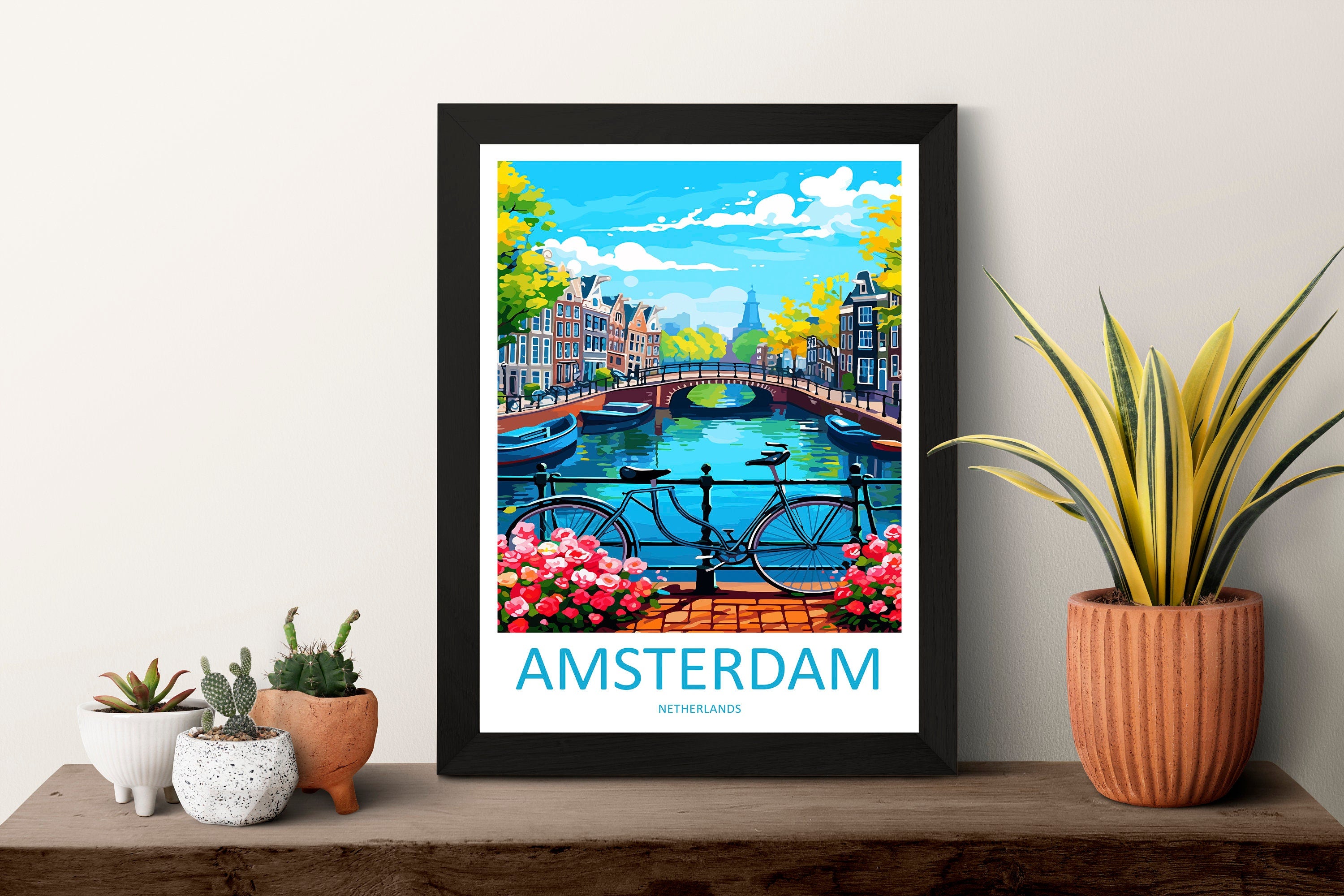 Amsterdam Travel Print