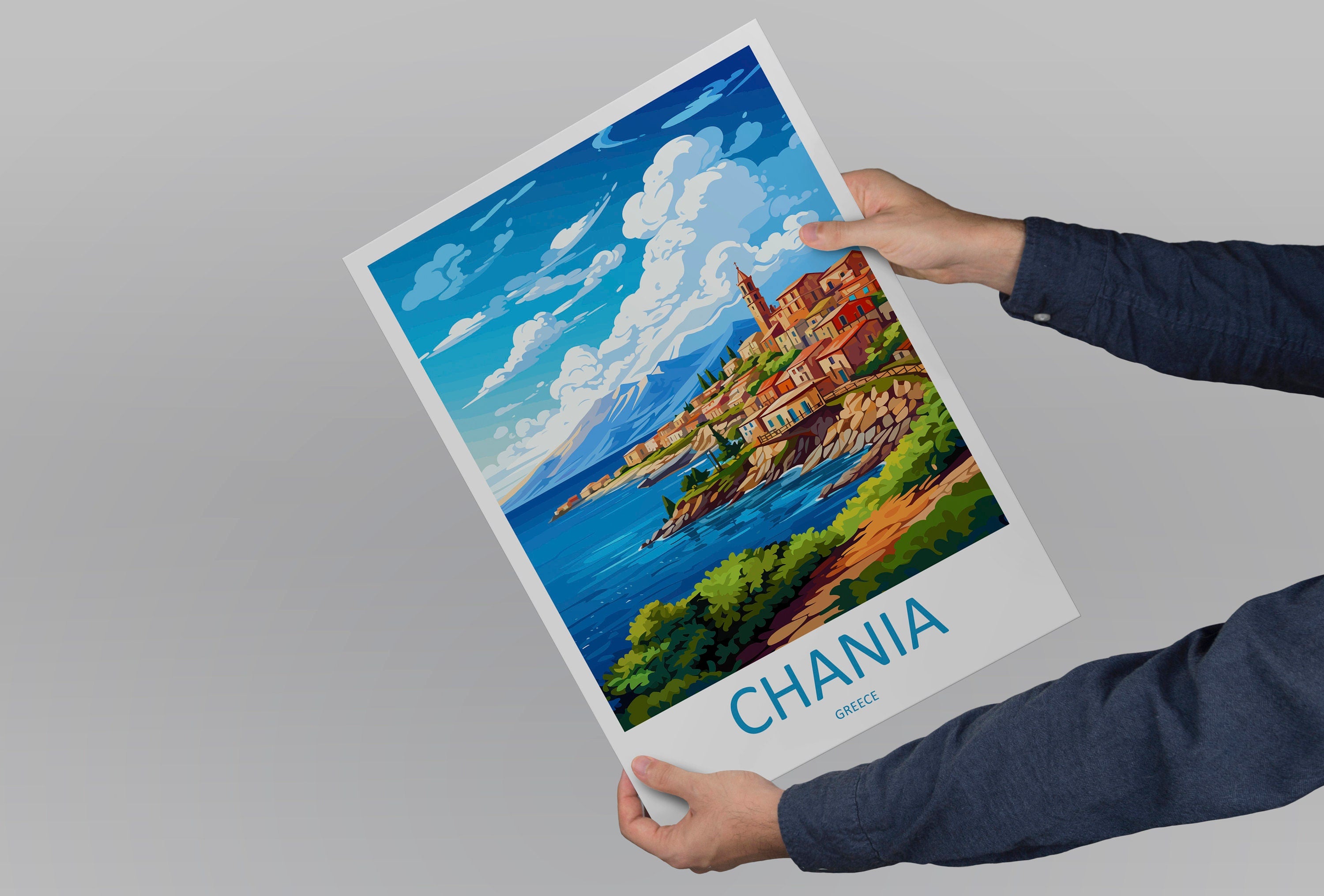 Chania Travel Print