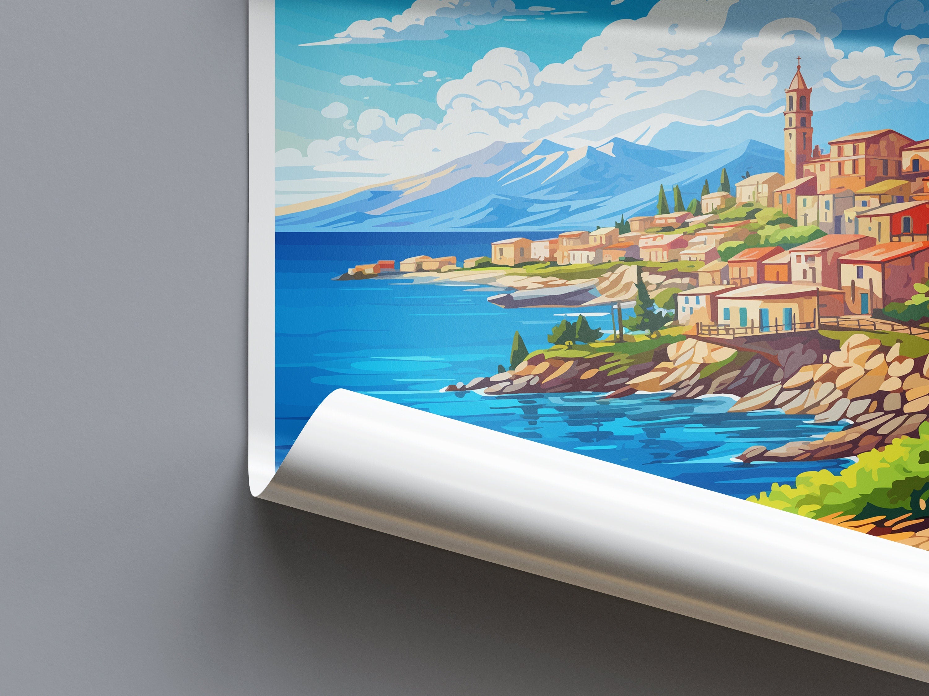 Chania Travel Print