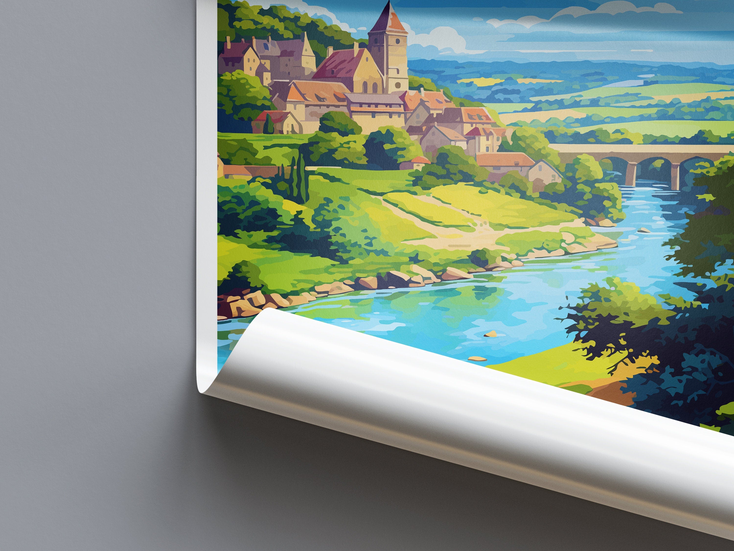 Dordogne Travel Print