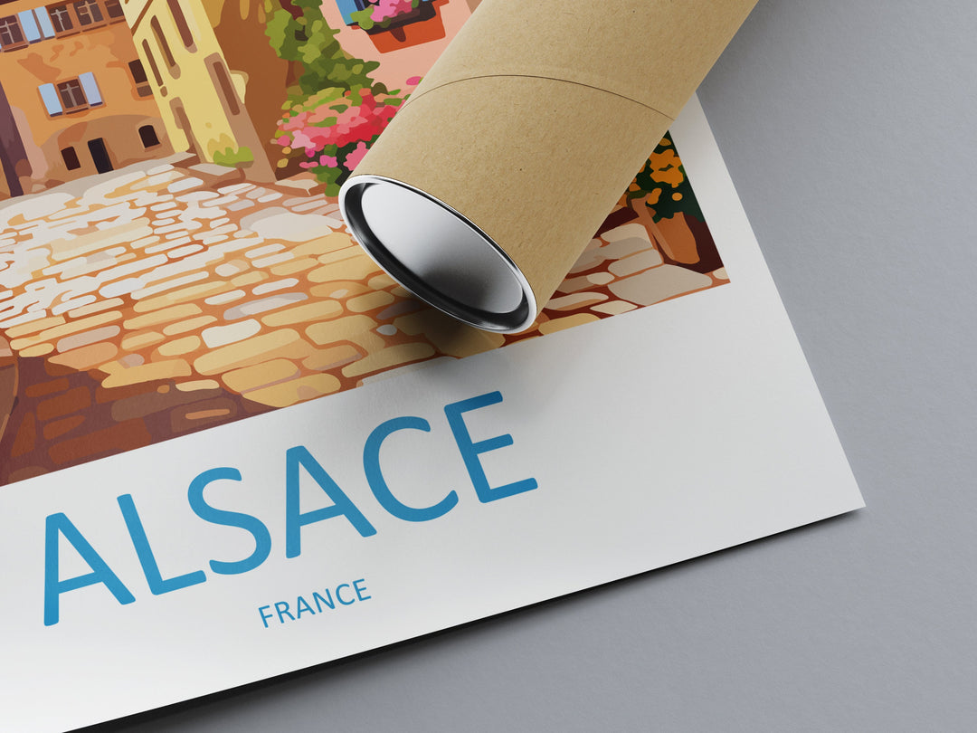 Alsace Print Alsace Home Decor Cityscape Art Print Alsace Wall Art for Travel Enthusiast Gift Wall Hanging Alsace France Wall Poster Decor