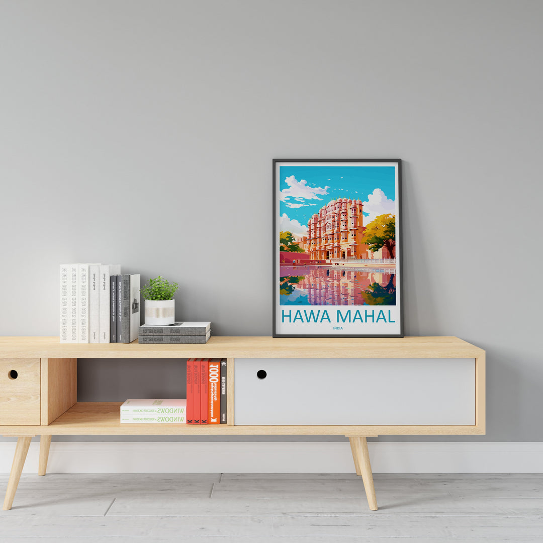 Hawa Mahal Travel Print Wall Art Hawa Mahal Wall Hanging Home Décor Hawa Mahal Gift Art Lovers India Art Lover Gift Wall Décor