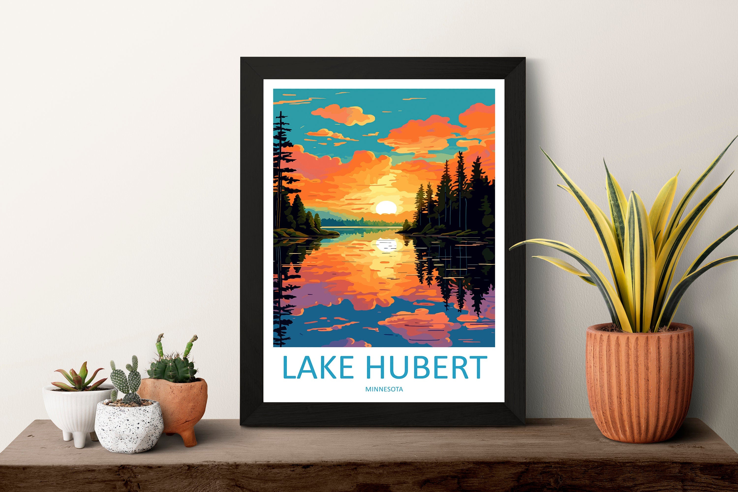 Lake Hubert Travel Print