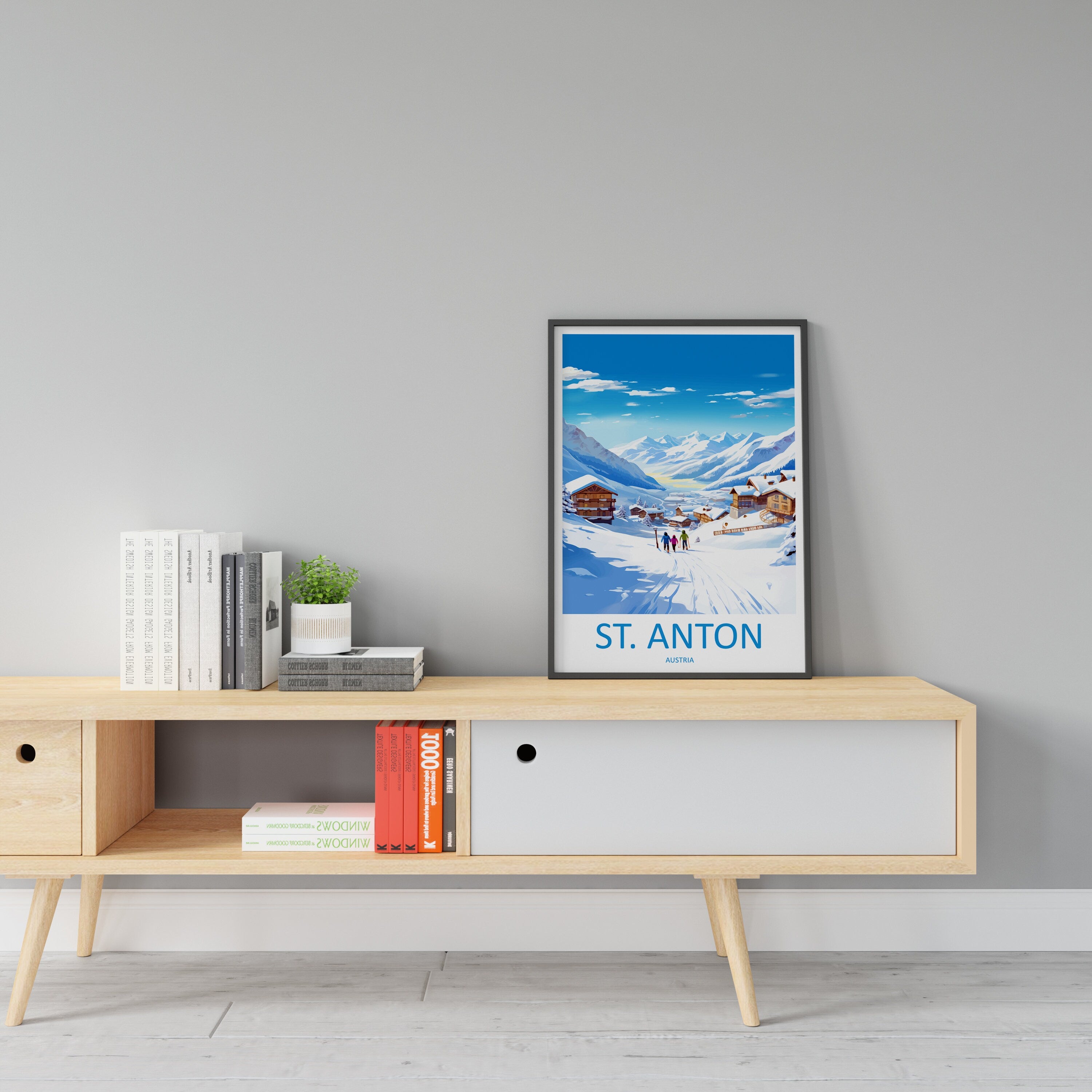 St. Anton Travel Print