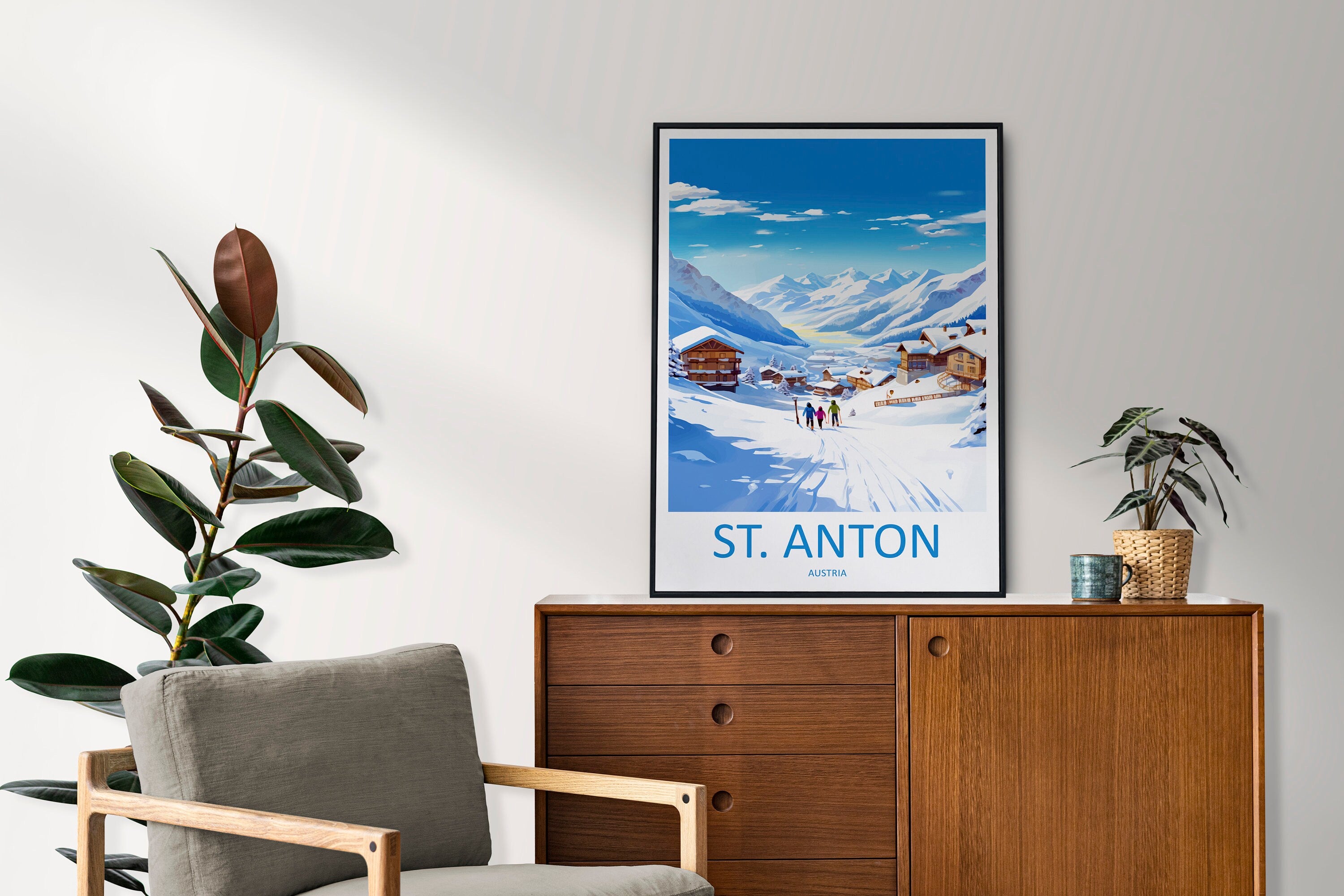 St. Anton Travel Print