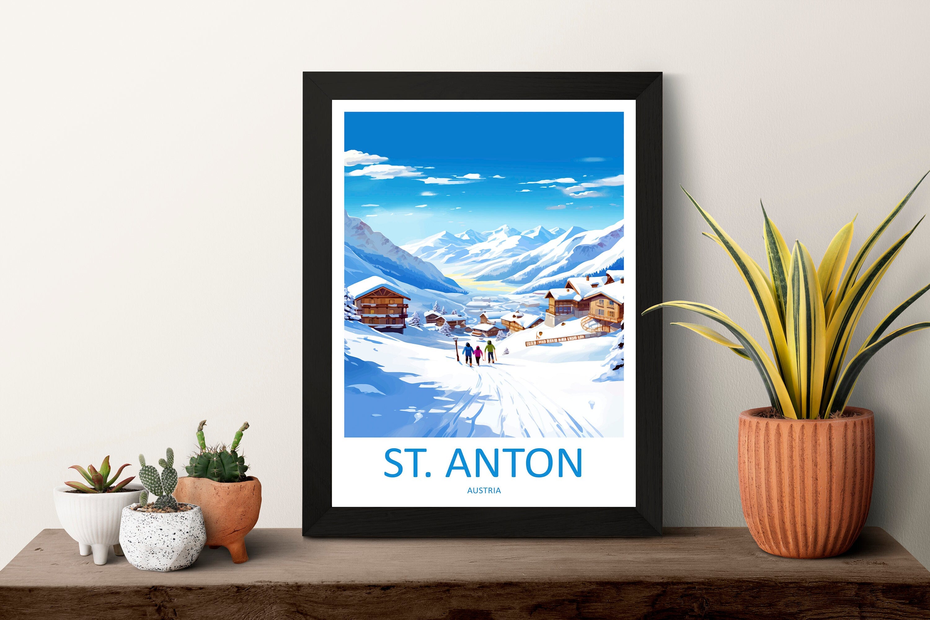 St. Anton Travel Print