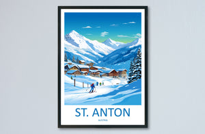 St. Anton Travel Print