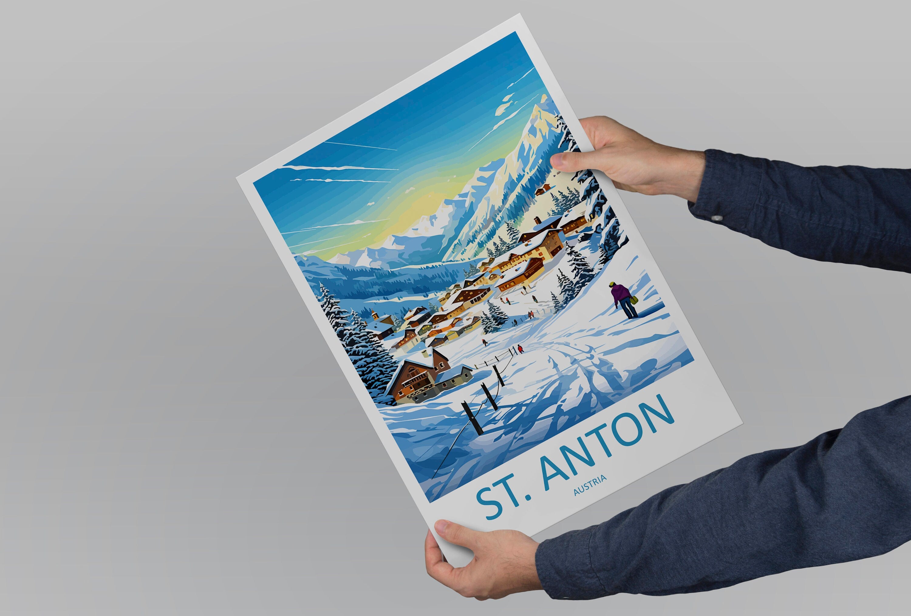 St. Anton Travel Print