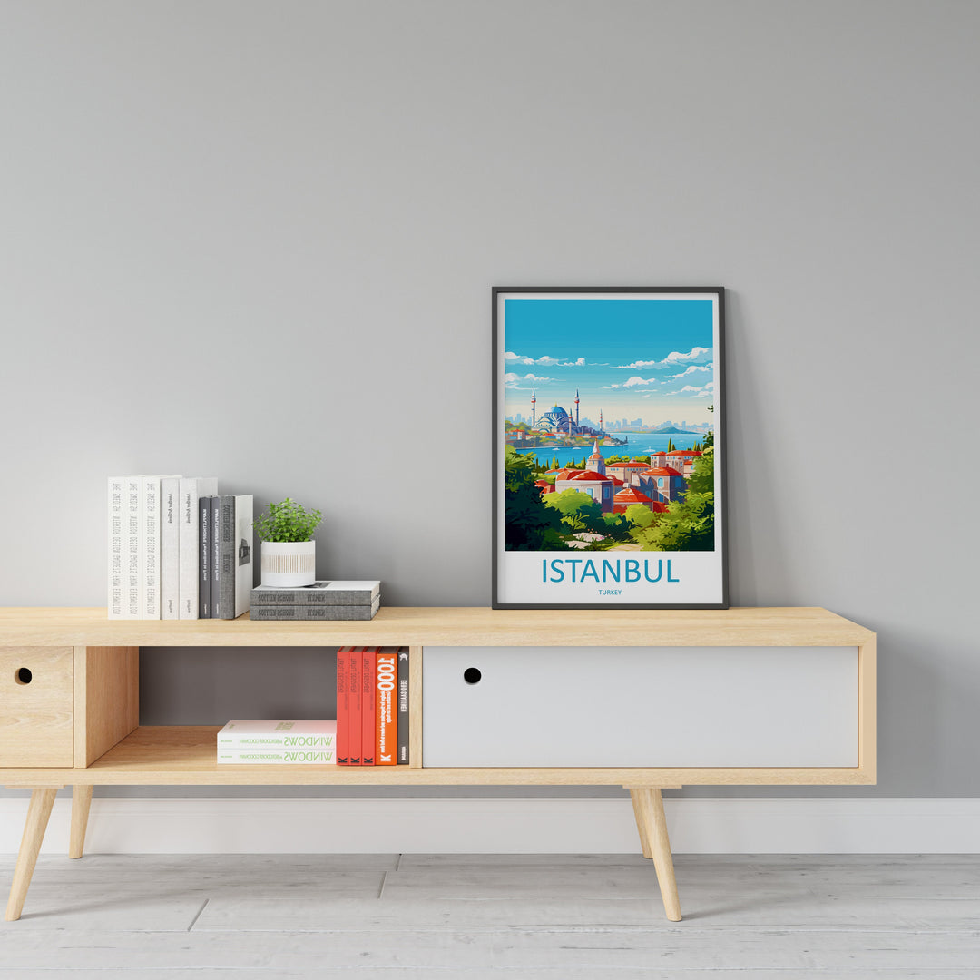Istanbul Travel Print Wall Art Istanbul Wall Hanging Home Decoration Istanbul Gift Art Lovers Wall Art Print Art Istanbul Wall Print Turkey