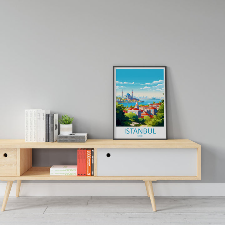Istanbul Travel Print Wall Art Istanbul Wall Hanging Home Decoration Istanbul Gift Art Lovers Wall Art Print Art Istanbul Wall Print Turkey
