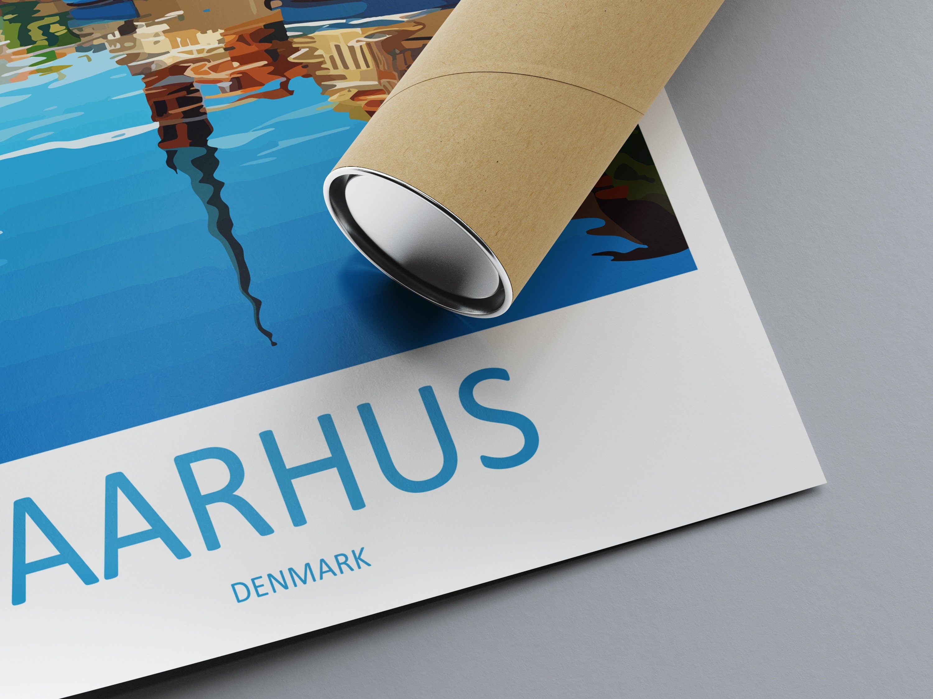 Aarhus Travel Print