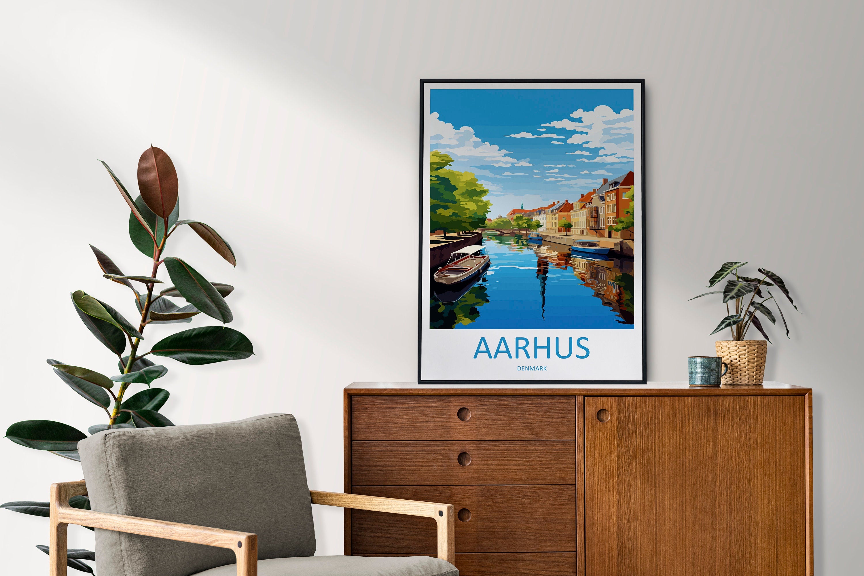 Aarhus Travel Print