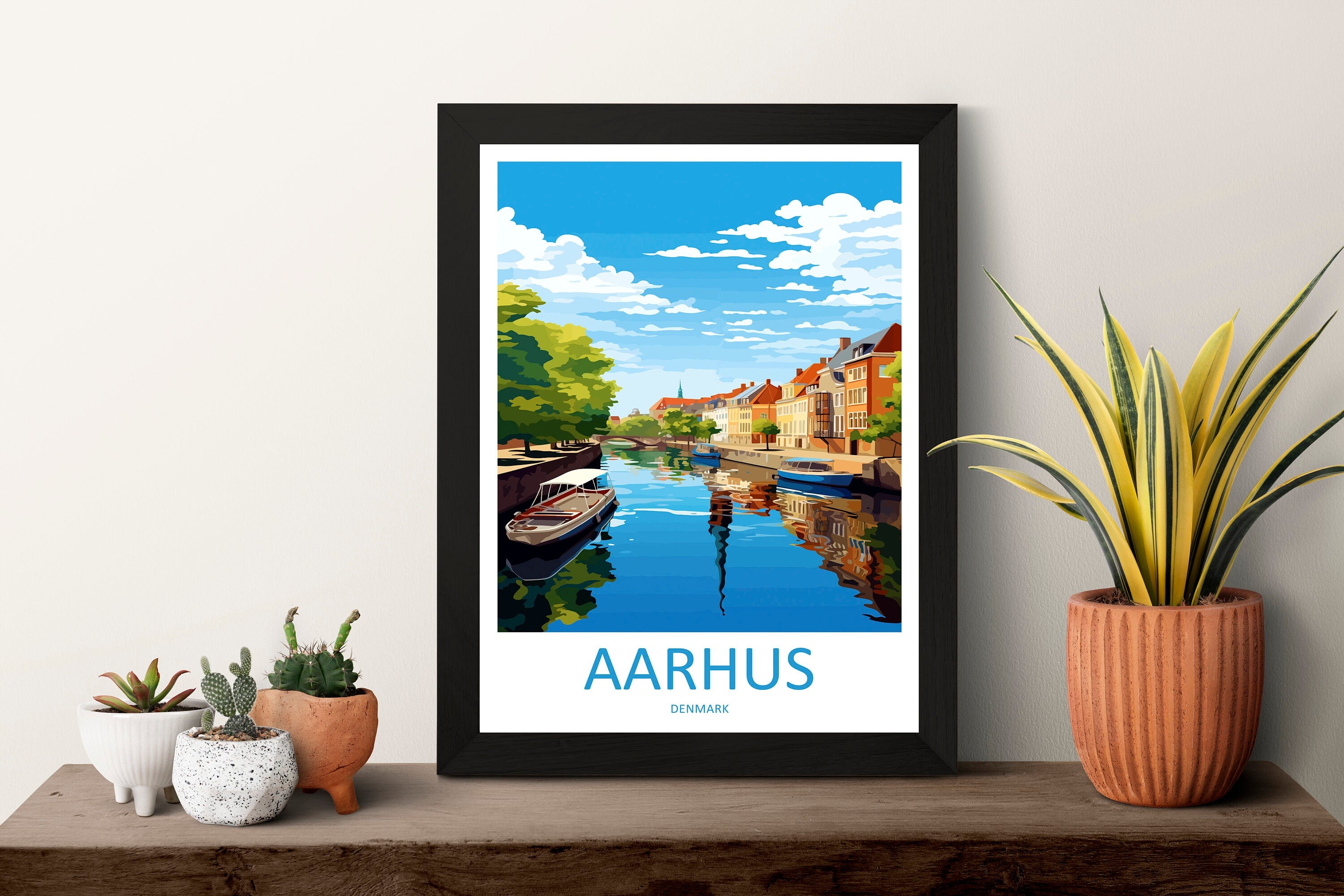 Aarhus Travel Print