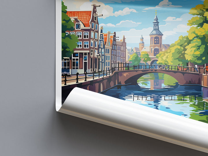 Amsterdam Travel Print Wall Art Amsterdam Wall Hanging Home Décor Amsterdam Gift Art Lovers Netherlands Art Lover Gift Amsterdam Decor