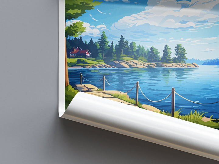 Lake Arrowhead Travel Print Wall Art Lake Arrowhead Wall Hanging Home Décor Lake Arrowhead Gift Art Lovers California Art Lover Gift