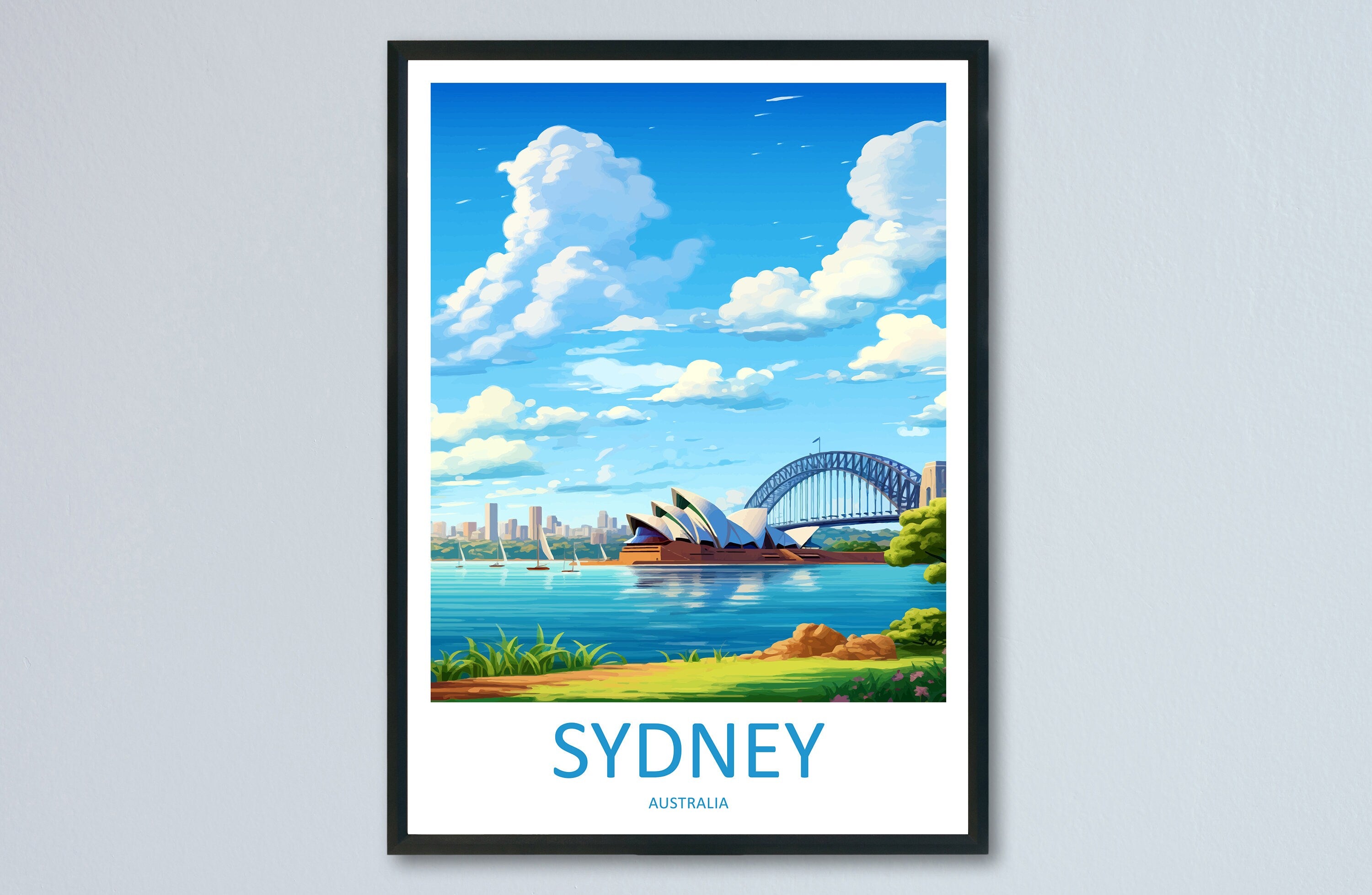 Sydney Opera House Travel Print