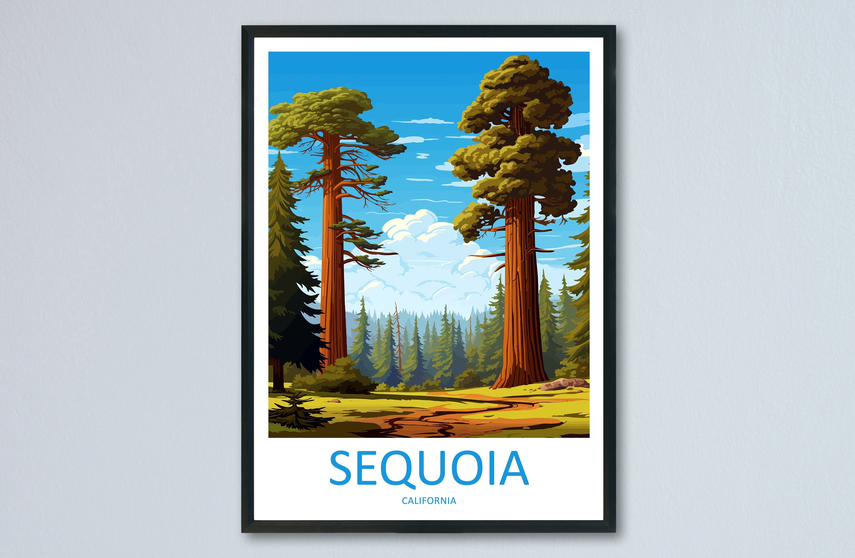 Sequoia National Park Travel Print