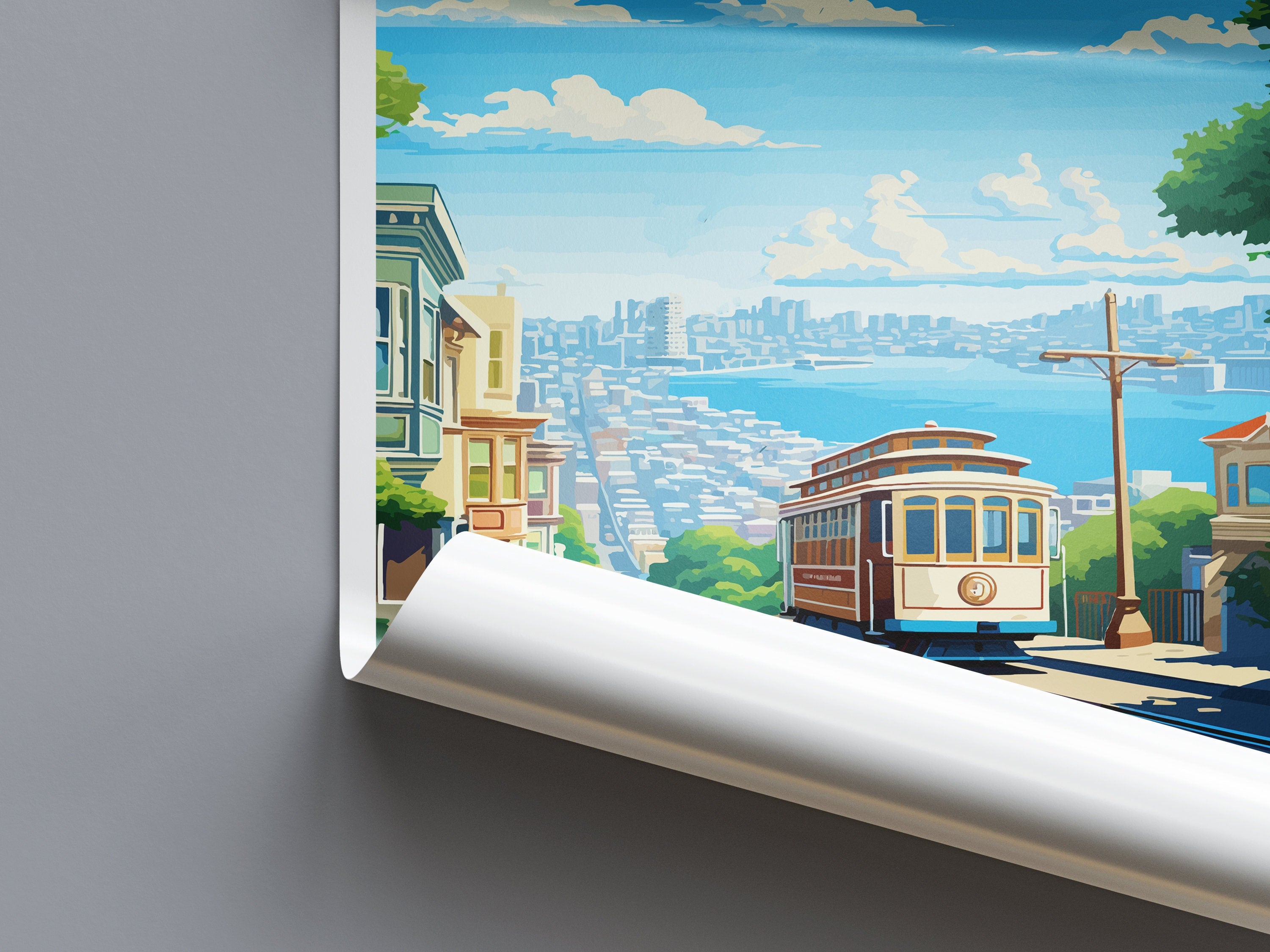 San Francisco Golden Gate Travel Print